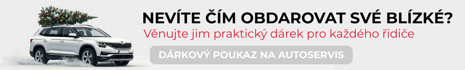 Vánoční dárkový poukaz na autoservis