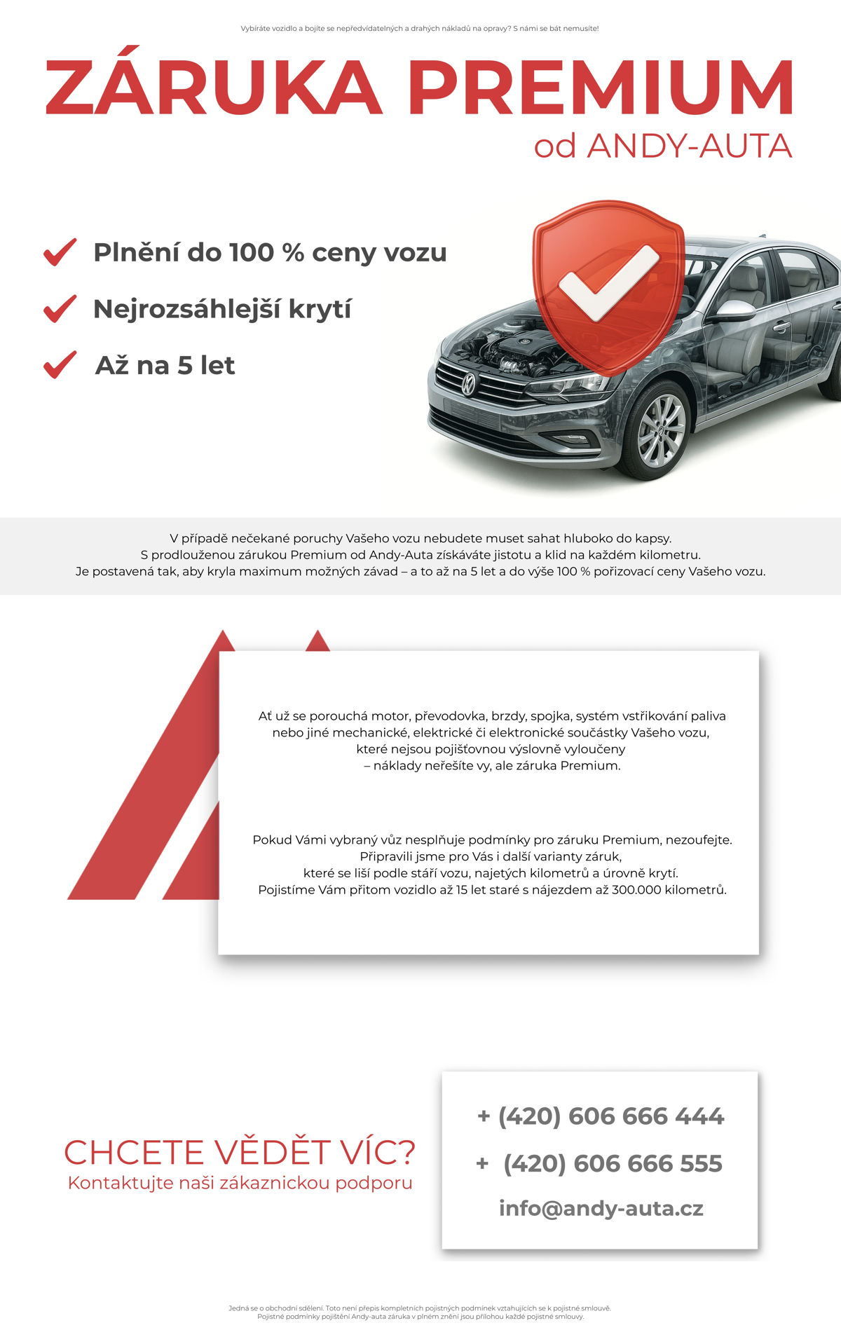 záruka Andy-auta