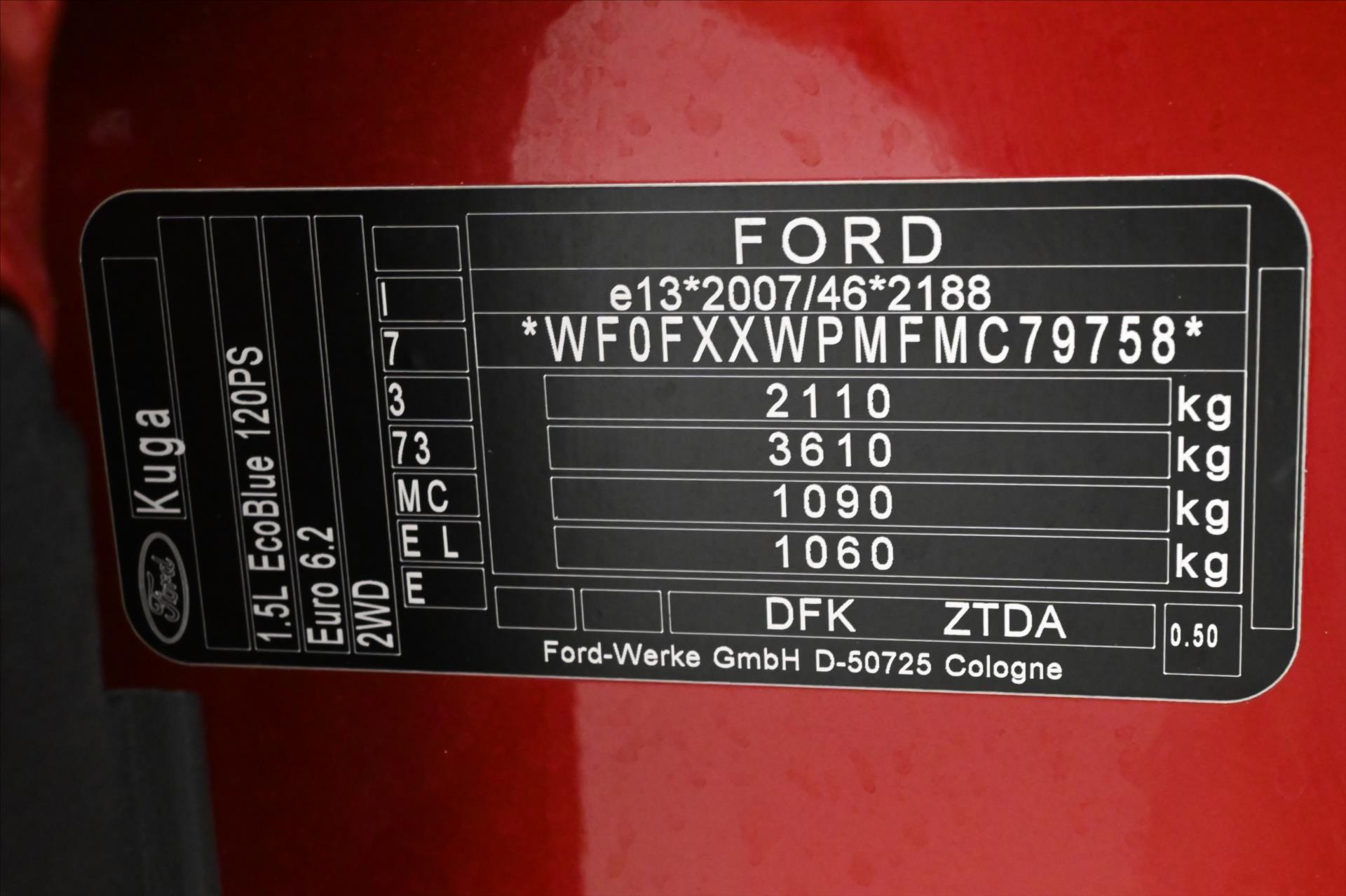 Hlavní fotografie vozu Ford Kuga 1,5 EcoBlue 88 kW AT8 Trend Záruka až 5 let (12)