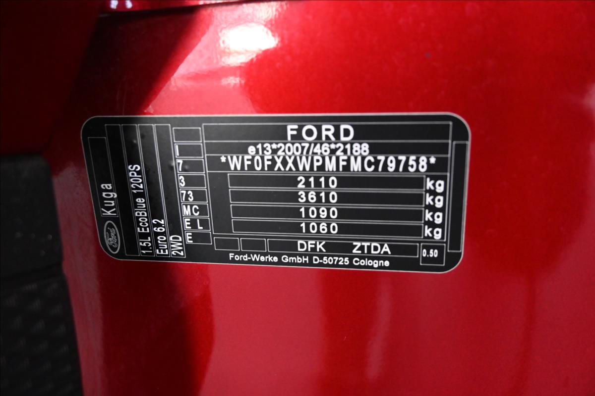 Hlavní fotografie vozu Ford Kuga 1,5 TDCi 88kW AT8 EcoBlue Trend Záruka až 5 let (15)