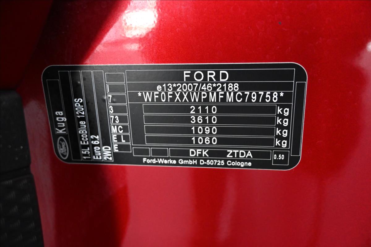 Hlavní fotografie vozu Ford Kuga 1,5 TDCi 88kW AT8 EcoBlue Trend Záruka až 5 let (8)