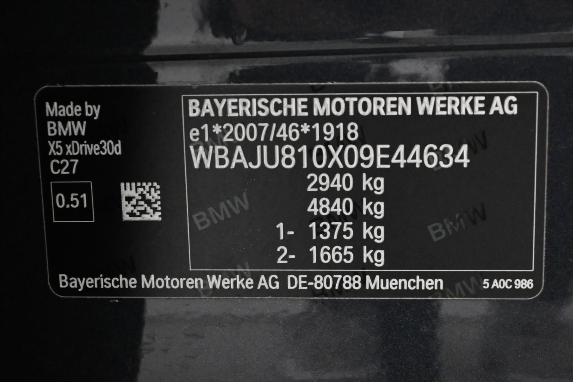 Hlavní fotografie vozu BMW X5 3,0 d xDrive 210kW AT8 Záruka 3 roky v ceně vozu (12)