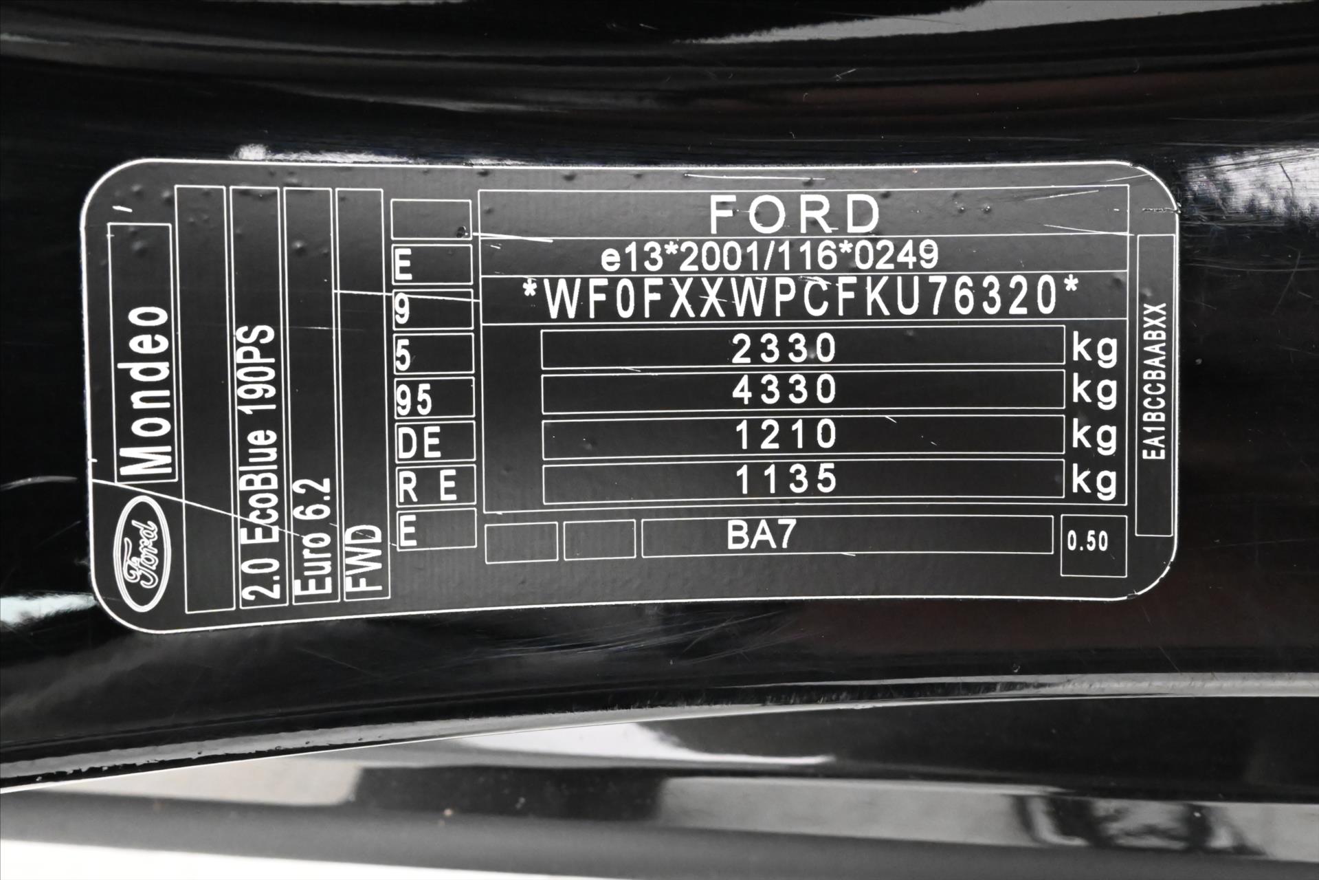 Hlavní fotografie vozu Ford Mondeo 2,0 EcoBlue 140 kW AT/8 Titanium Záruka až 5 let (12)