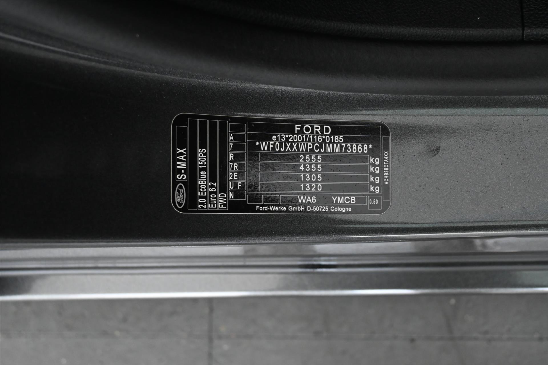 Hlavní fotografie vozu Ford S-MAX 2,0 EcoBlue 110 kW Titanium Záruka až 5 let (16)