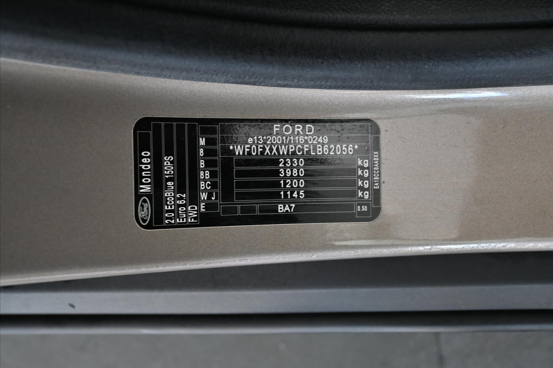 Hlavní fotografie vozu Ford Mondeo 2,0 EcoBlue 110 kW Business Záruka až 5 let (16)