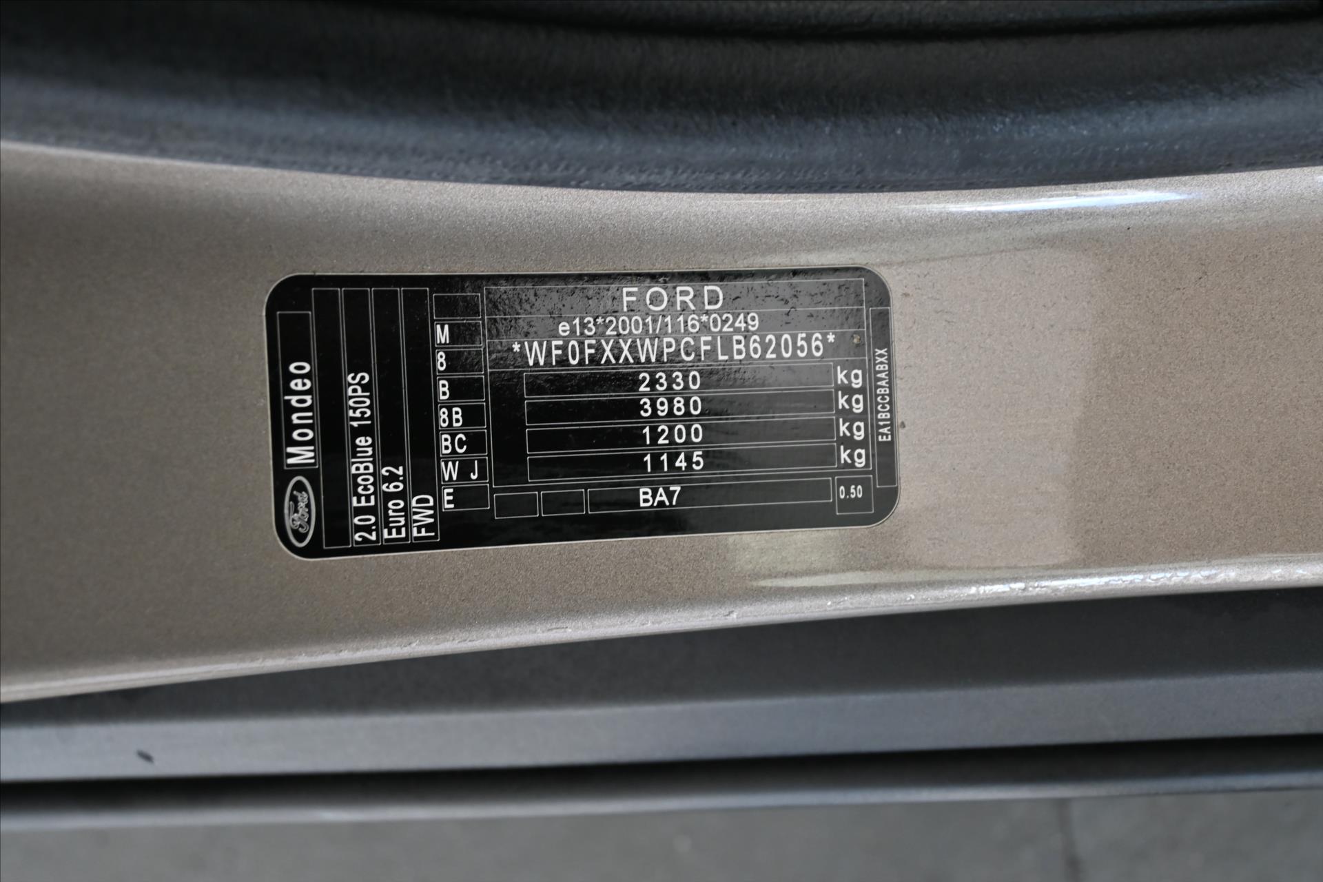 Hlavní fotografie vozu Ford Mondeo 2,0 EcoBlue 110 kW Business Záruka až 5 let (9)