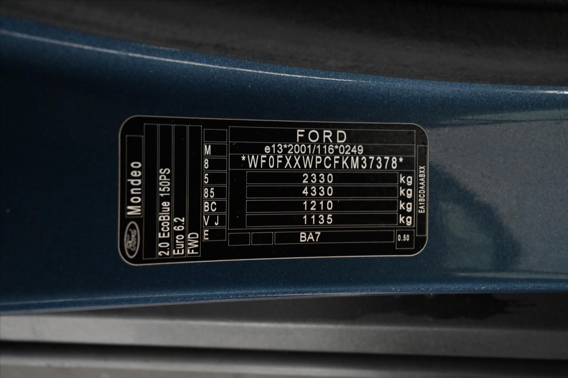 Hlavní fotografie vozu Ford Mondeo 2,0 EcoBlue 110 kW Titanium AT8 Záruka až 5 let (9)