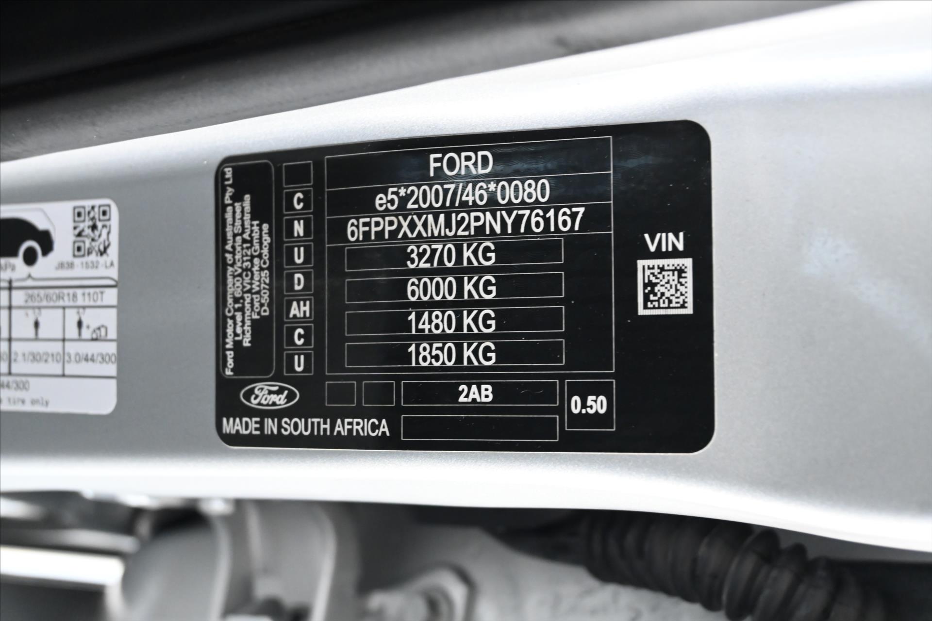 Hlavní fotografie vozu Ford Ranger 2,0 EcoBlue 156kW Double Cab 4x4 WILDTRAK Záruka až 5 (8)