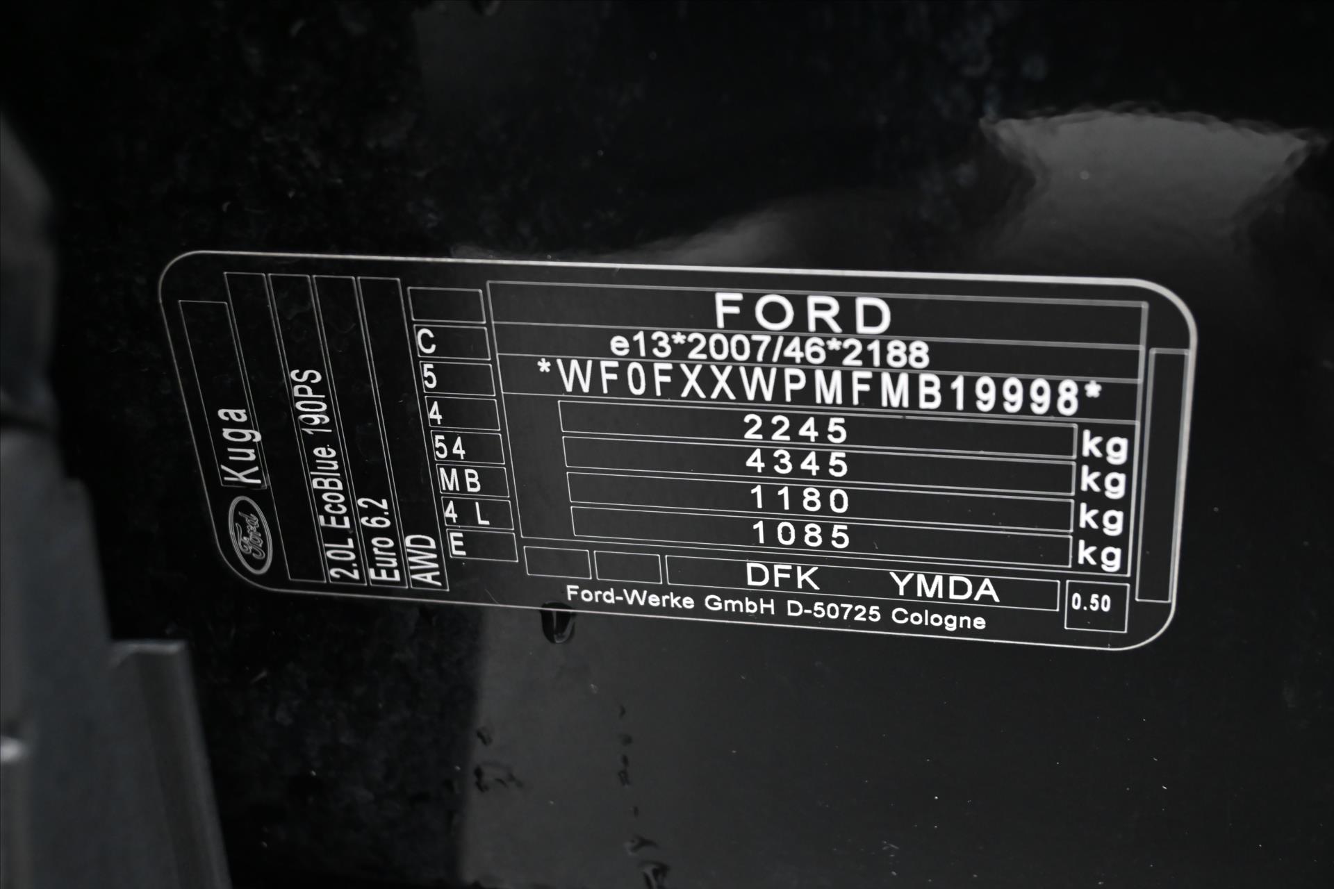 Hlavní fotografie vozu Ford Kuga 2,0 EcoBlue 140 kW AT8 AWD Záruka až 5 let (13)