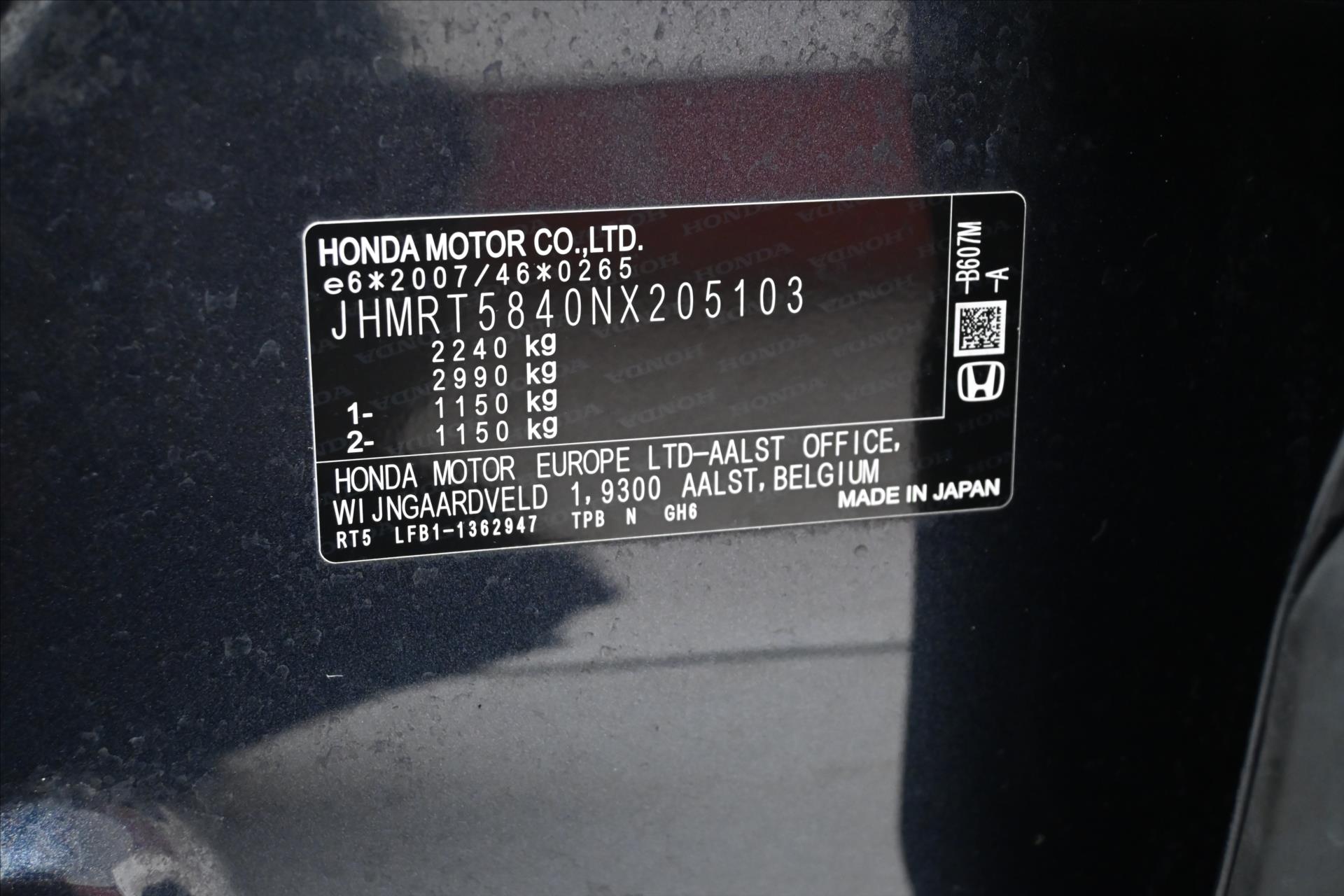 Hlavní fotografie vozu Honda CR-V 2,0 i e:HEV 2WD 135 kW ELEGANCE Záruka až 5 let (12)