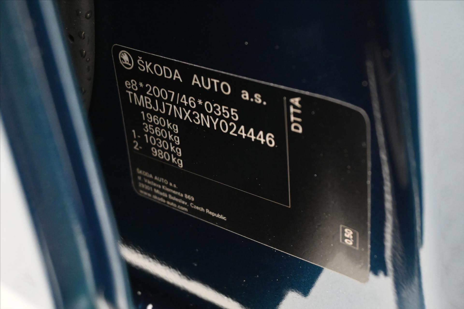 Hlavní fotografie vozu Škoda Octavia 2,0 TDI 110 kW Ambition LED Záruka až 5 let (13)