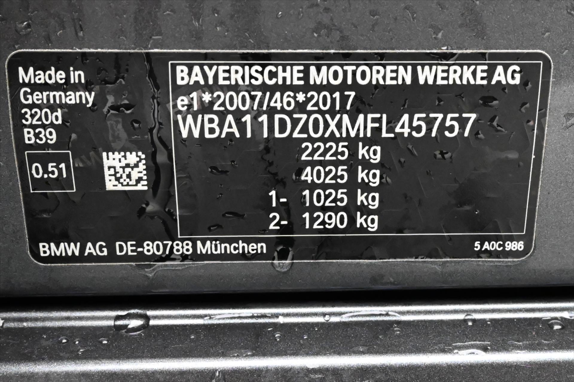 Hlavní fotografie vozu BMW Řada 3 2,0 320d 140 kW Steptronic Sport Záruka až 5 let (12)