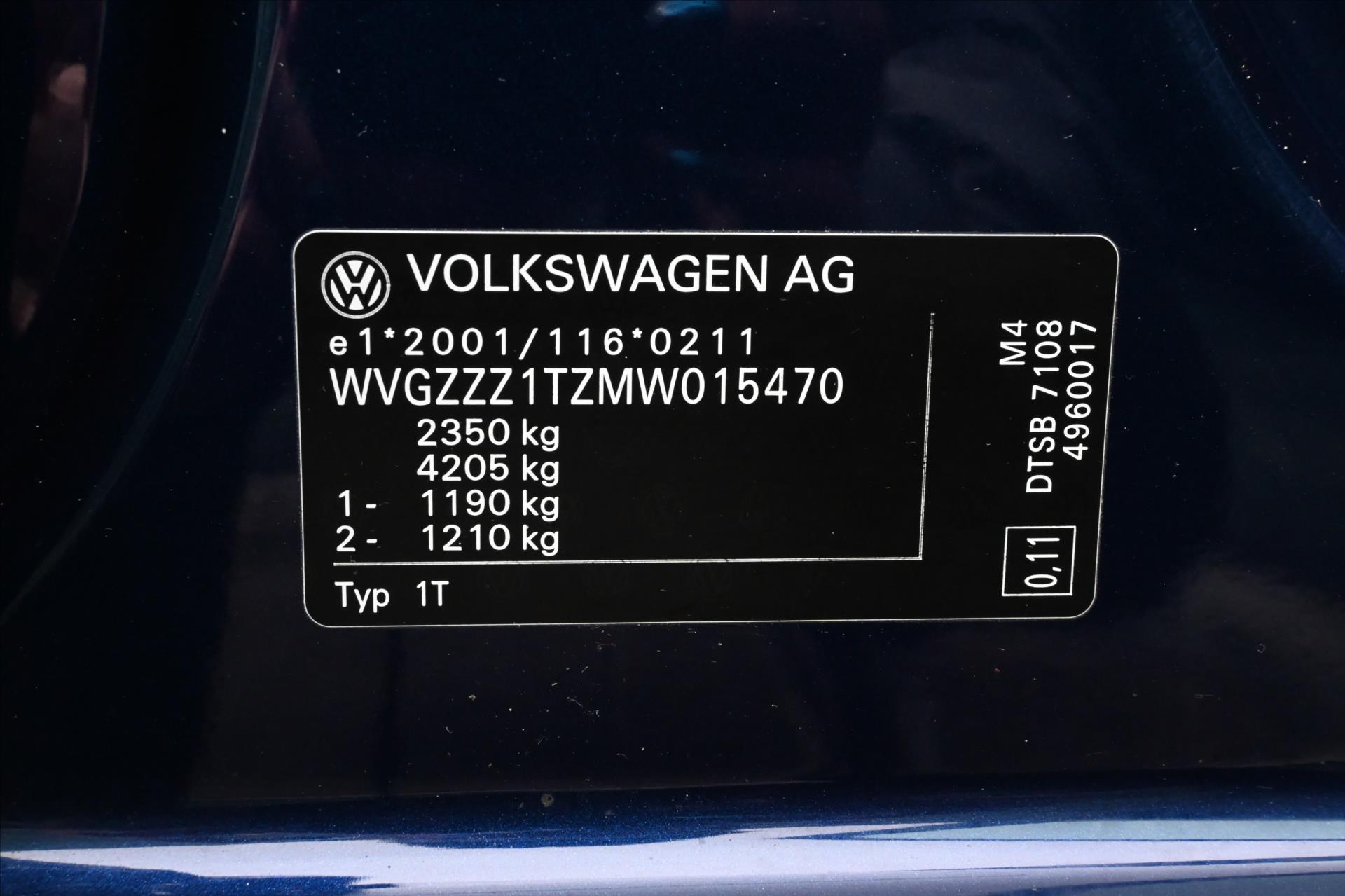 Hlavní fotografie vozu Volkswagen Touran 2,0 TDI 110 kW DSG Comfortline 7/Míst Záruka až 5 let (13)