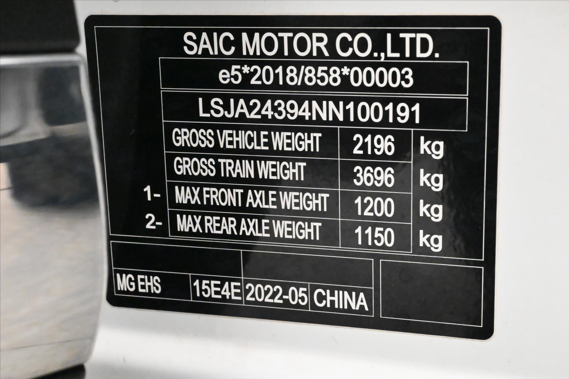 Hlavní fotografie vozu MG eHS 1,5 TGI PHEV 119 kW AT Záruka až 5 let (12)