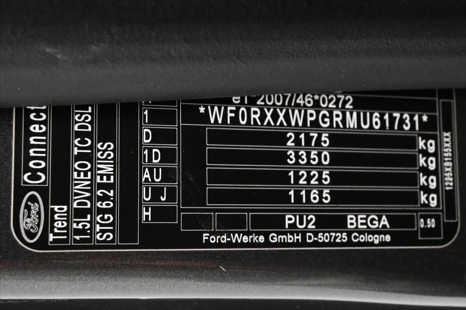 Hlavní fotografie vozu Ford Transit Connect 1,5 TDCI 76 kW Ecoblue Záruka až 5 let (12)