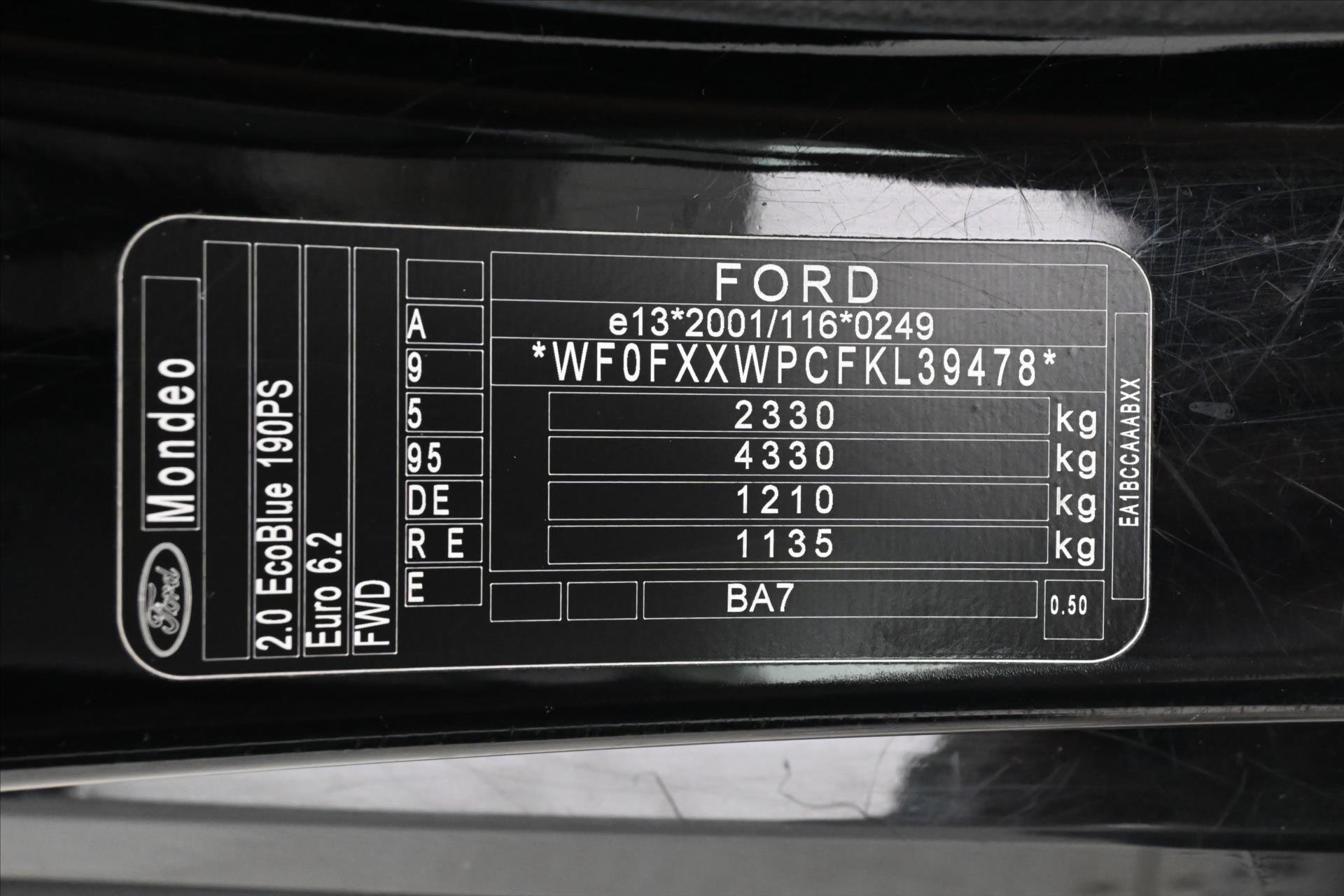 Main photo of the car Ford Mondeo 2.0 EcoBlue 140kW AT8 Titanium Warranty up to 5 years (12)