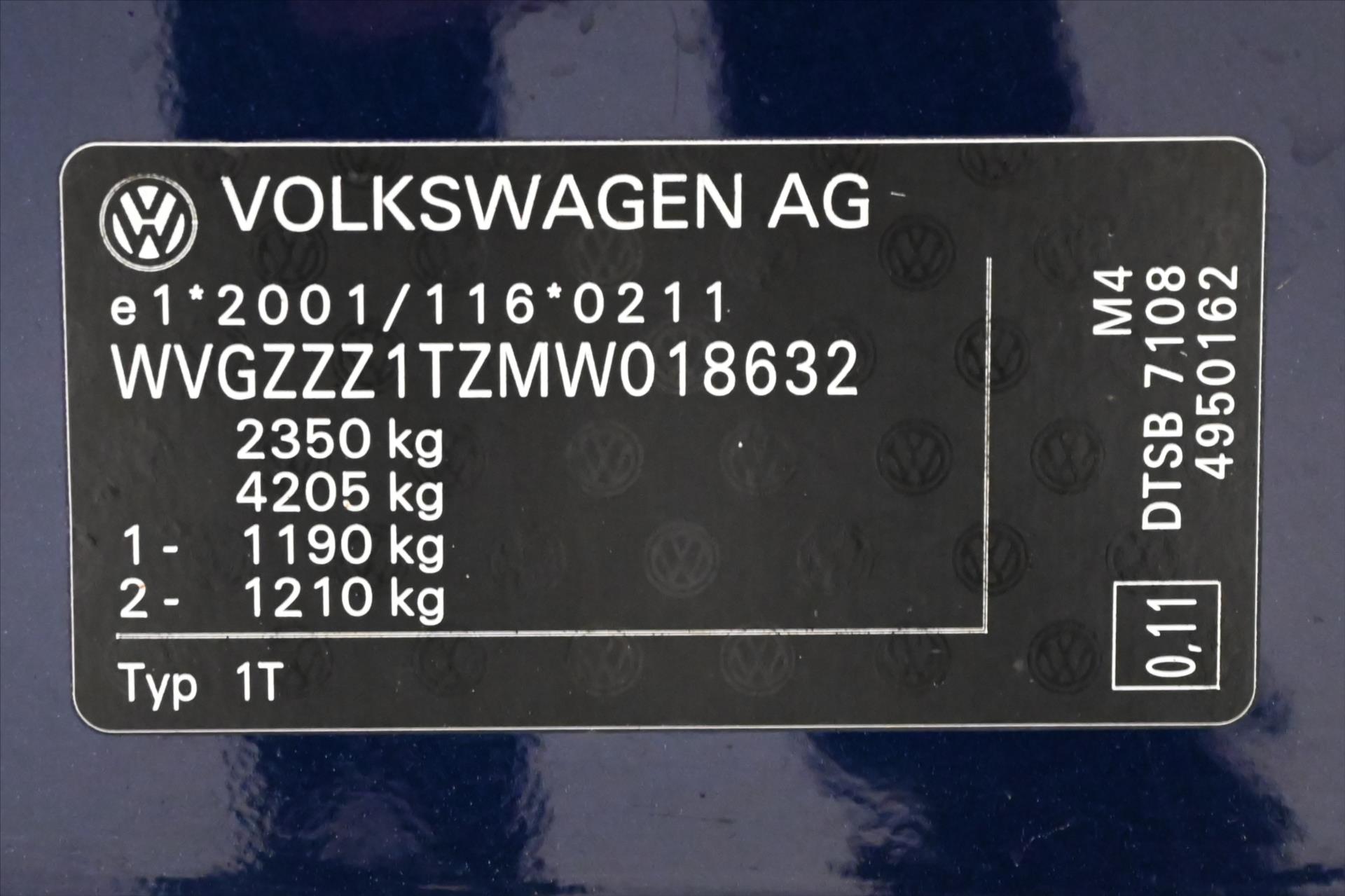 Hlavní fotografie vozu Volkswagen Touran 2,0 TDI 110kW DSG 7Míst Záruka až 5 let (13)
