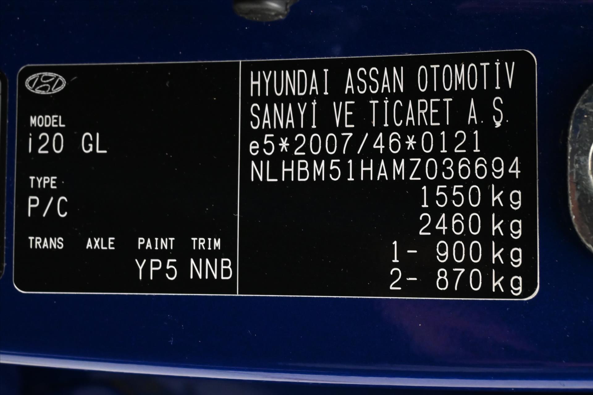 Hlavní fotografie vozu Hyundai i20 1,2 i 61 kW Comfort Club Záruka až 5 let (12)