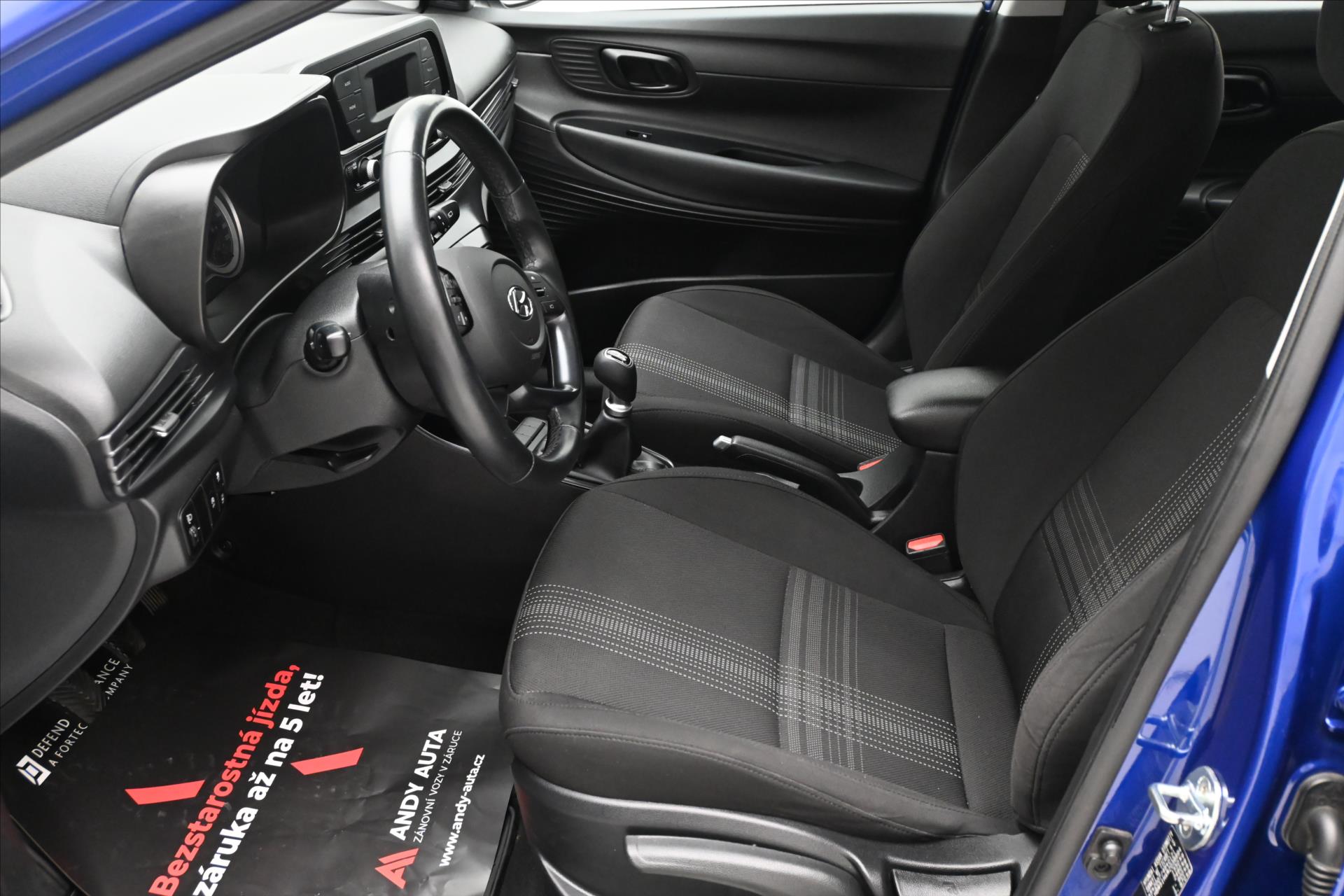 Hlavní fotografie vozu Hyundai i20 1,2 i 61 kW Comfort Club Záruka až 5 let (13)