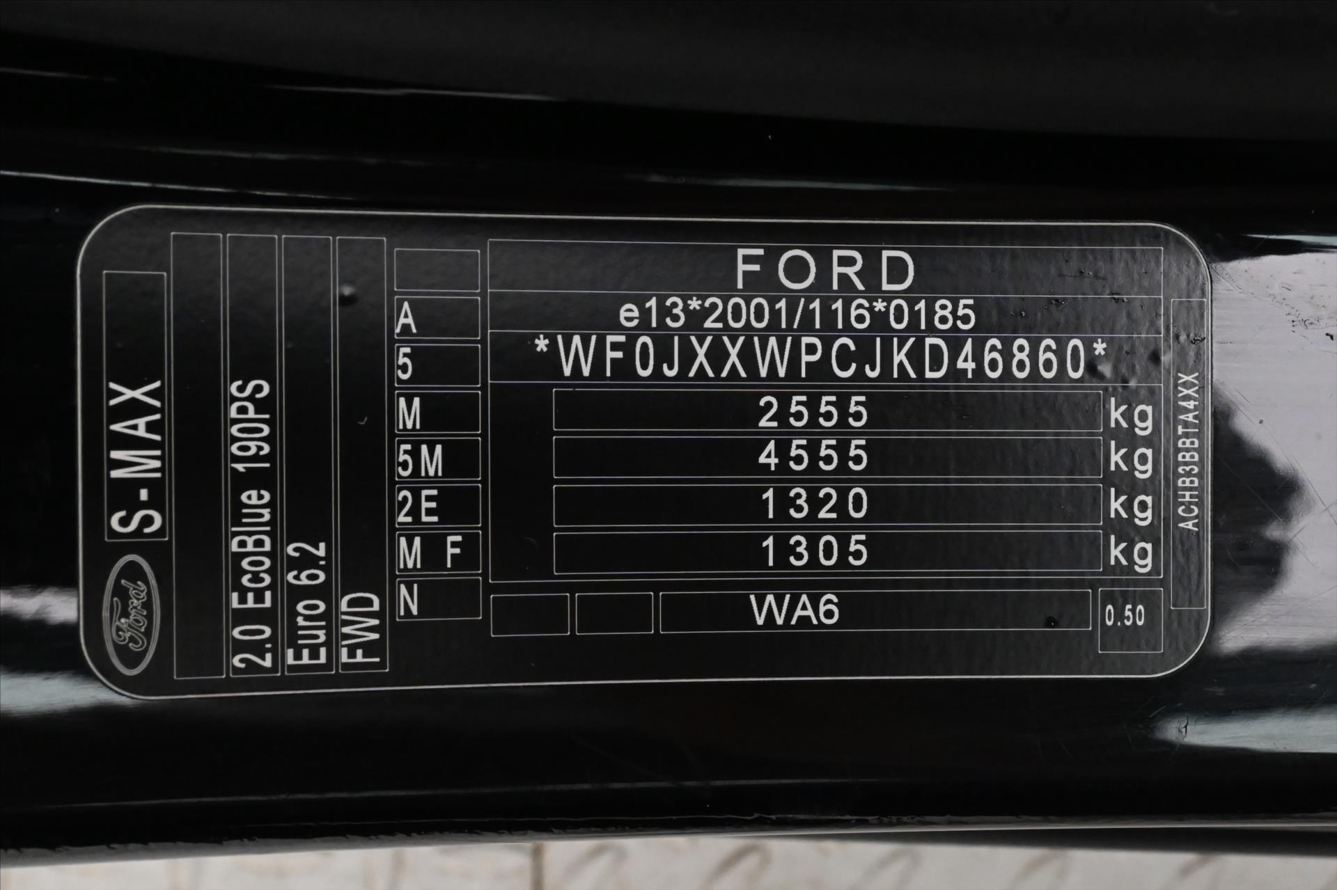 Hlavní fotografie vozu Ford S-MAX 2,0 TDCI 140 kW AT8 Záruka až 5 let (12)