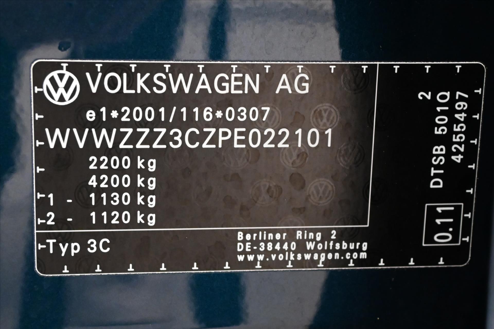 Hlavní fotografie vozu Volkswagen Passat 2,0 TDI 110 kW DSG BUSINESS Záruka až 5 let (12)