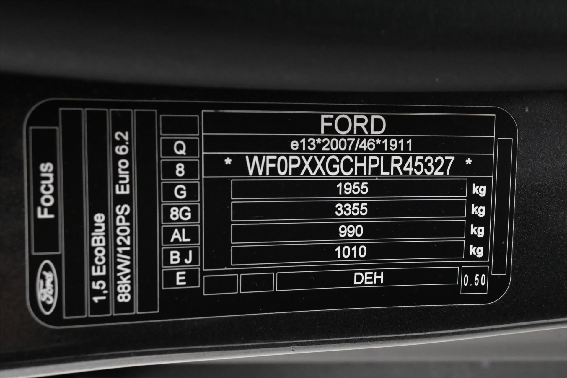 Hlavní fotografie vozu Ford Focus 1,5 Ecoblue 88 kW Záruka až 5 let (13)