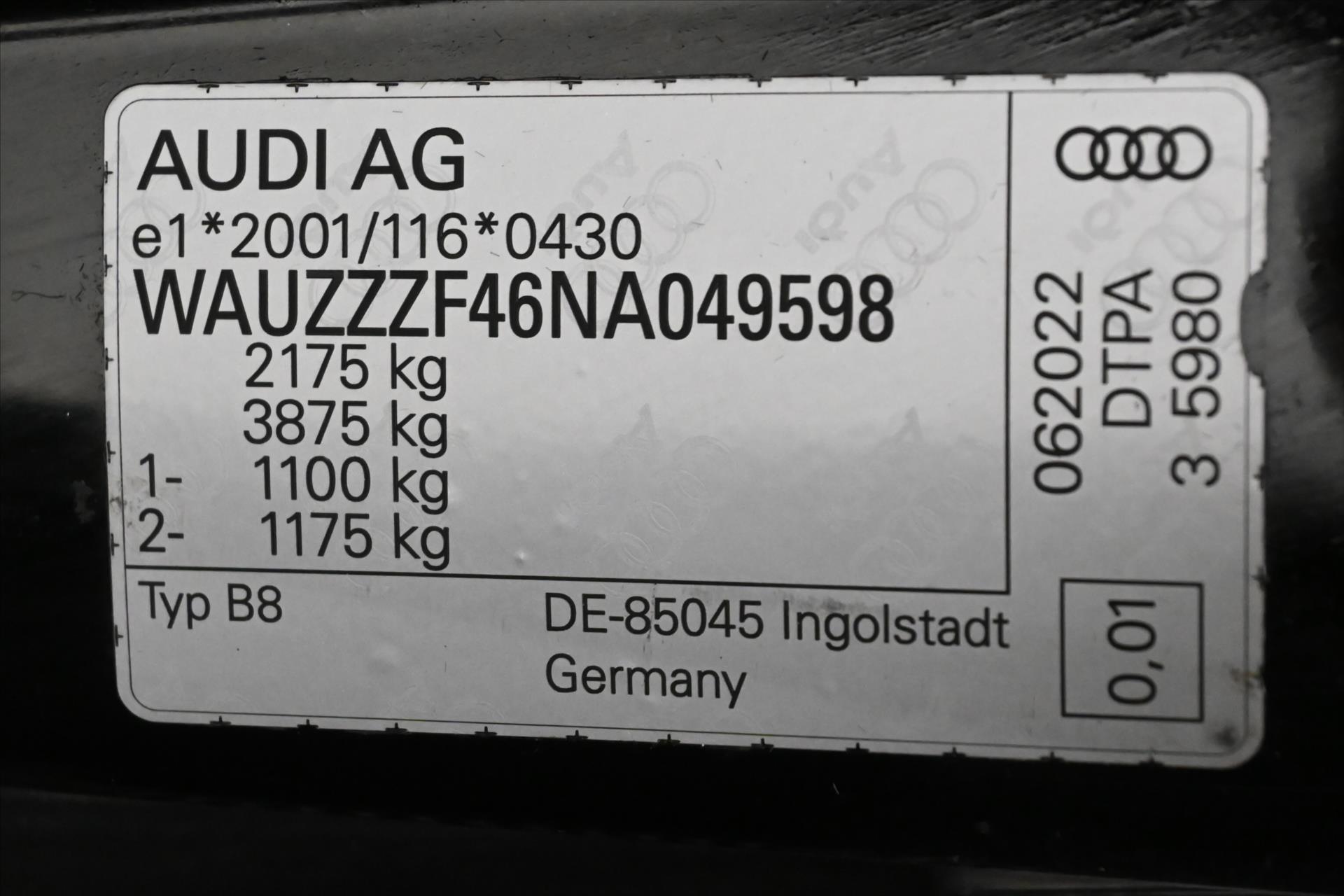 Hlavní fotografie vozu Audi A4 2,0 40TDI 150kW S-Tronic Záruka až 5 let (12)