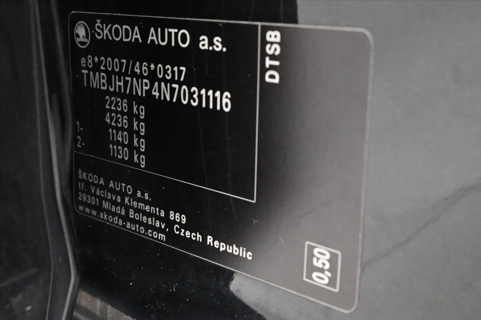 Hlavní fotografie vozu Škoda Superb 2,0 TDI 110 kW DSG Style Záruka až 5 let (12)