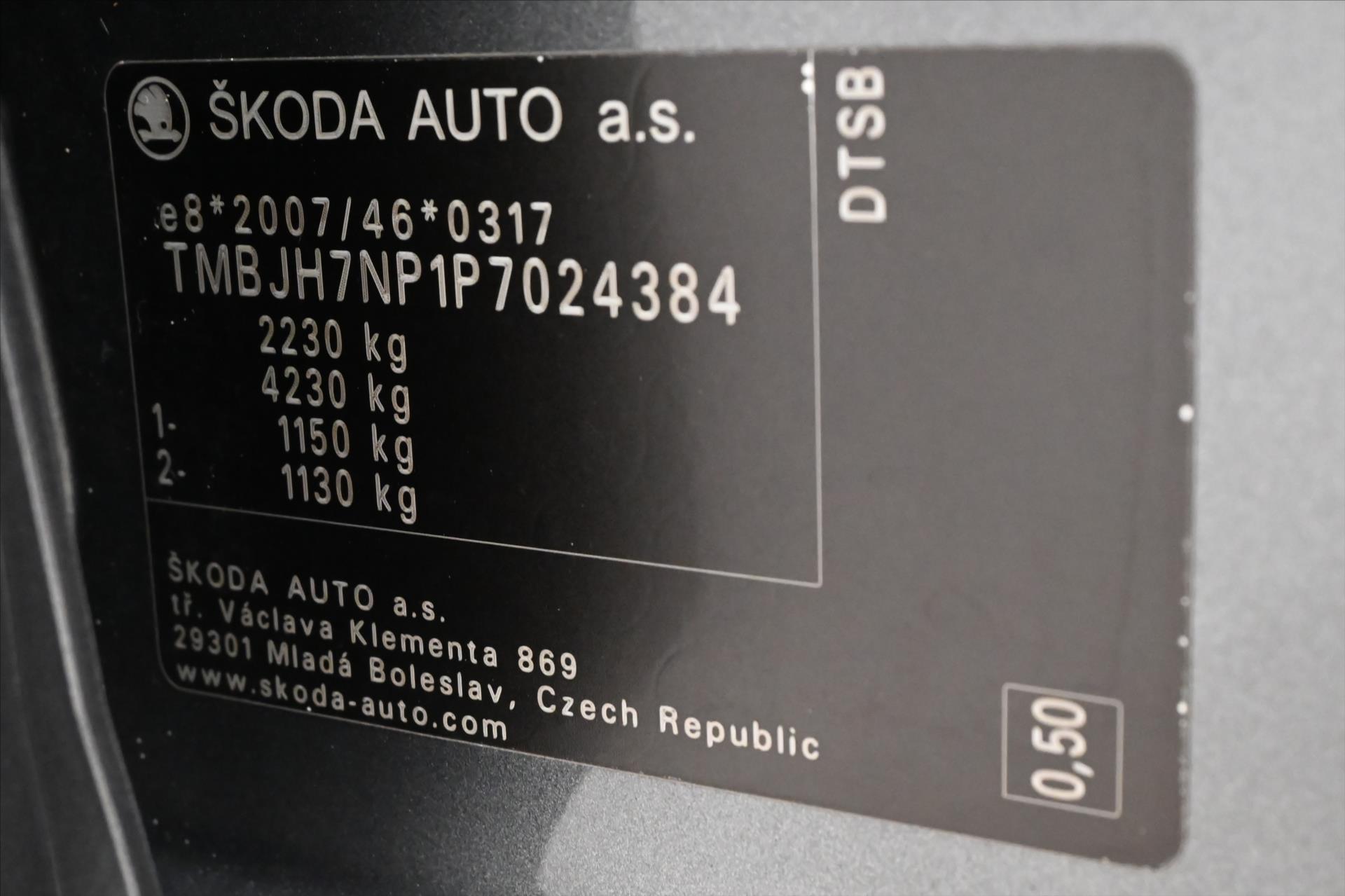 Hlavní fotografie vozu Škoda Superb 2,0 TDI 110kW DSG Style Záruka až 5 let (13)
