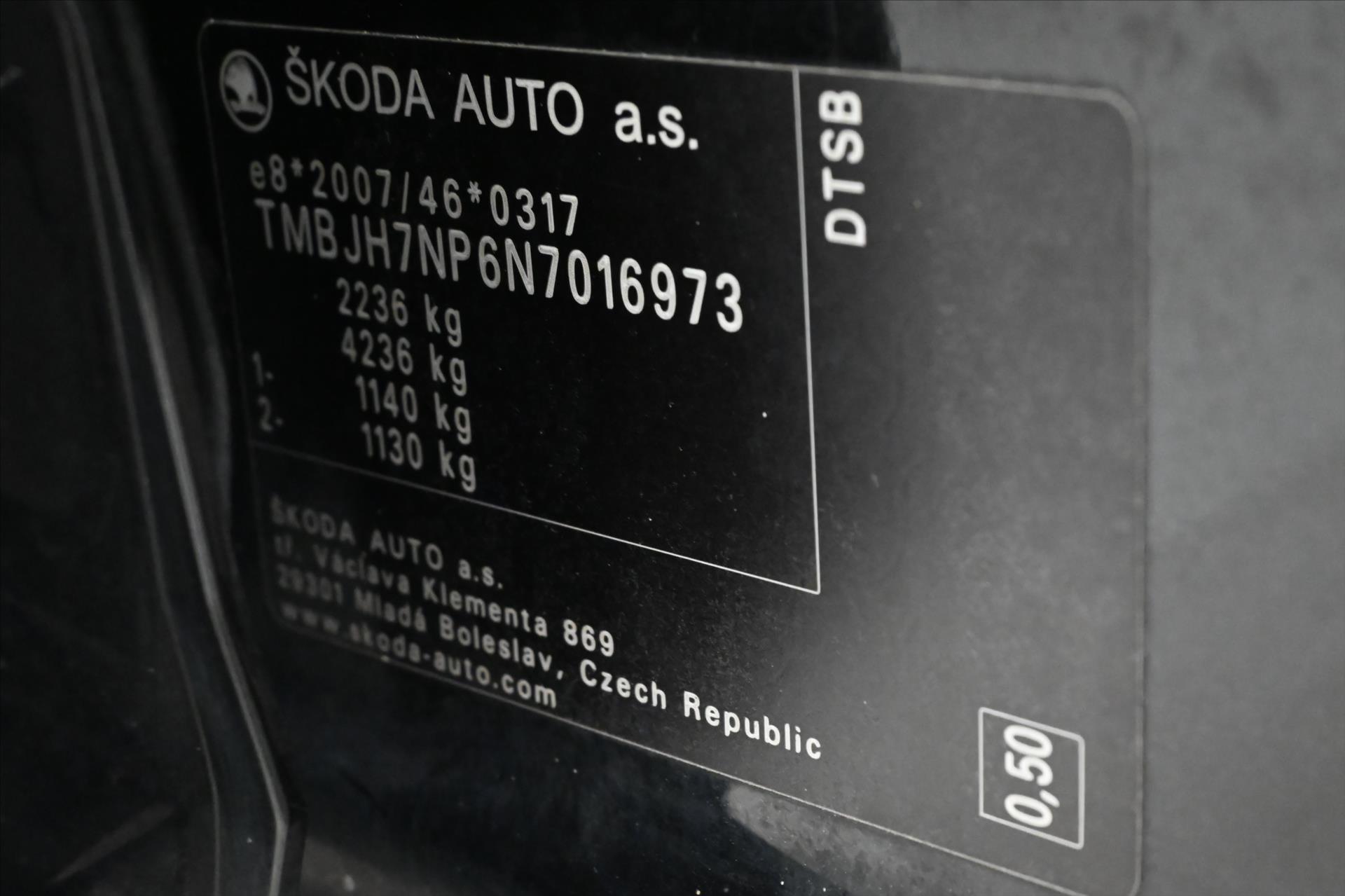 Hlavní fotografie vozu Škoda Superb 2,0 TDI 110 kW DSG Style Záruka až 5 let (12)