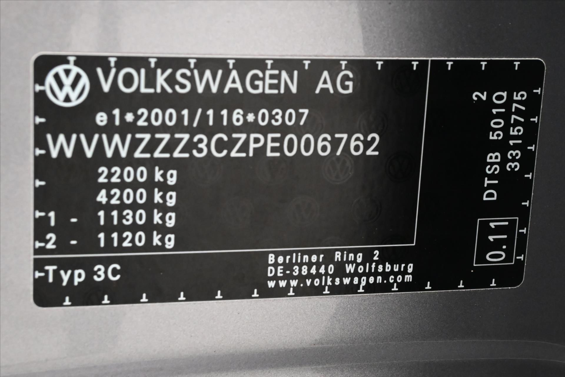Hlavní fotografie vozu Volkswagen Passat 2,0 TDI 110 kW DSG Business Záruka až 5 let (12)