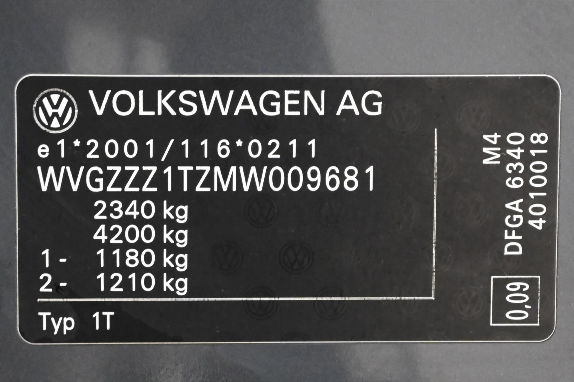 Hlavní fotografie vozu Volkswagen Touran 2,0 TDI 110kW DSG 7míst Záruka až 5 let (13)