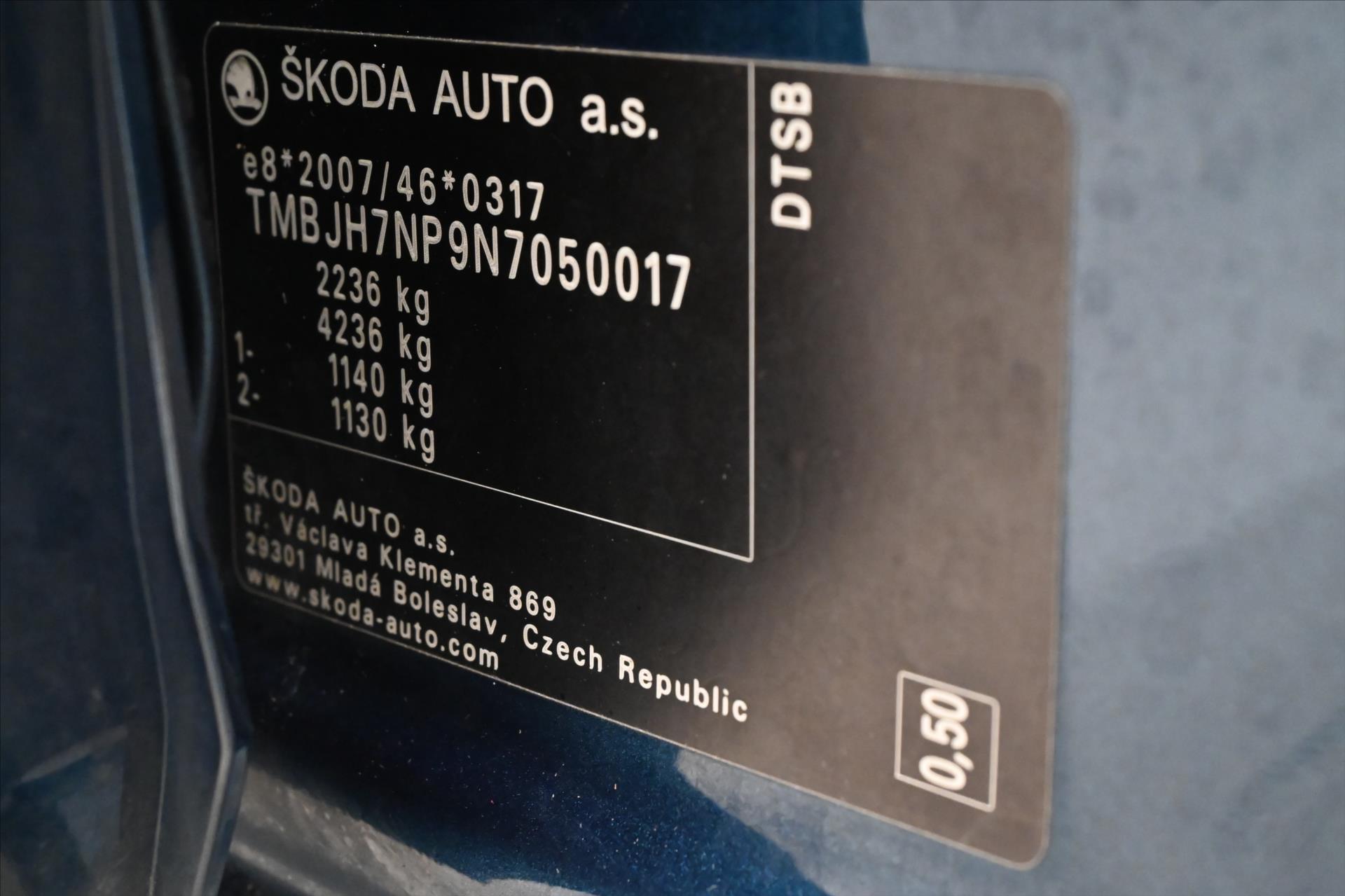 Hlavní fotografie vozu Škoda Superb 2,0 TDI 110kW DSG Style Záruka až 5 let (12)