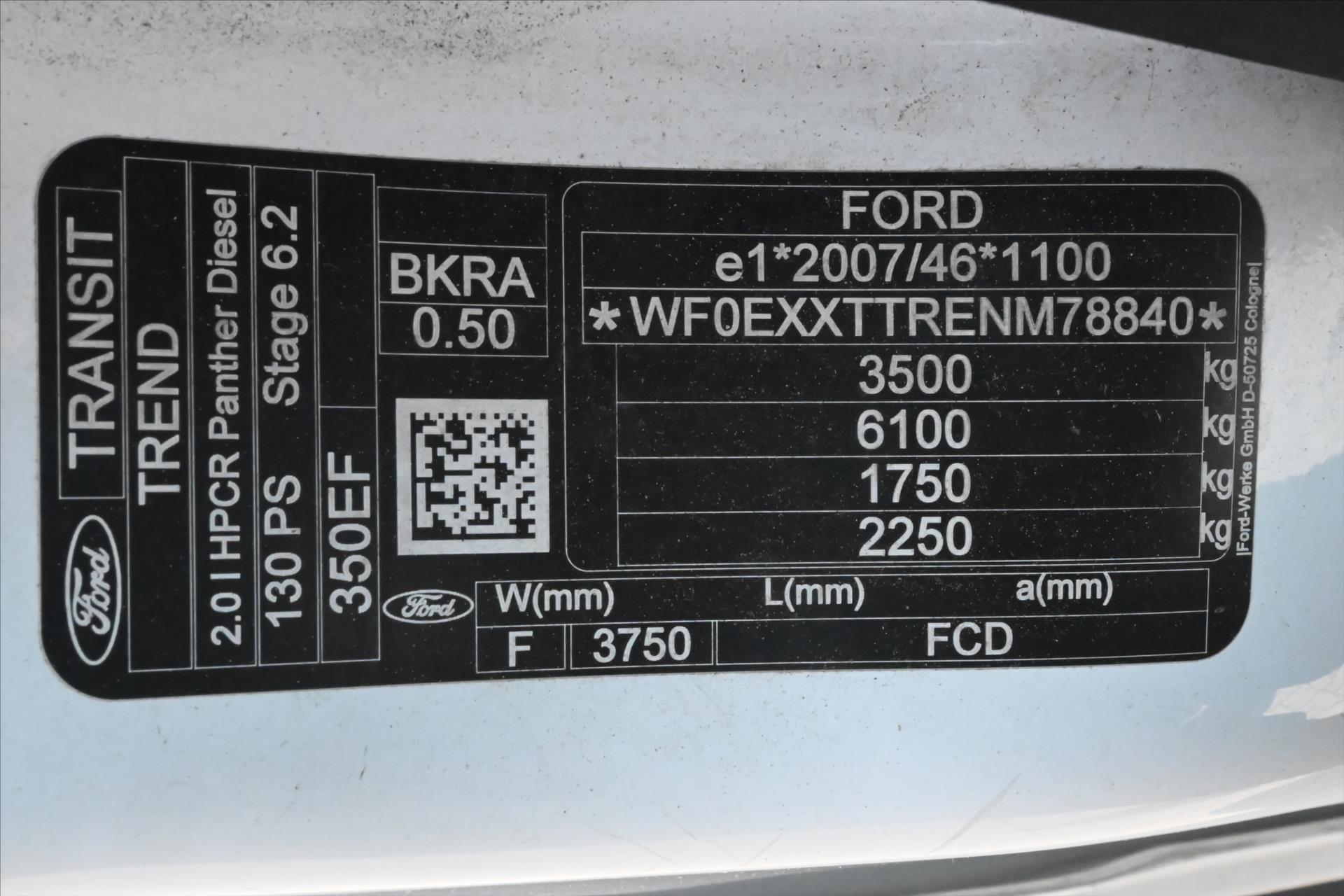 Hlavní fotografie vozu Ford Transit 2,0 TDCI 96kW L4H3 Trend Záruka až 5 let (12)