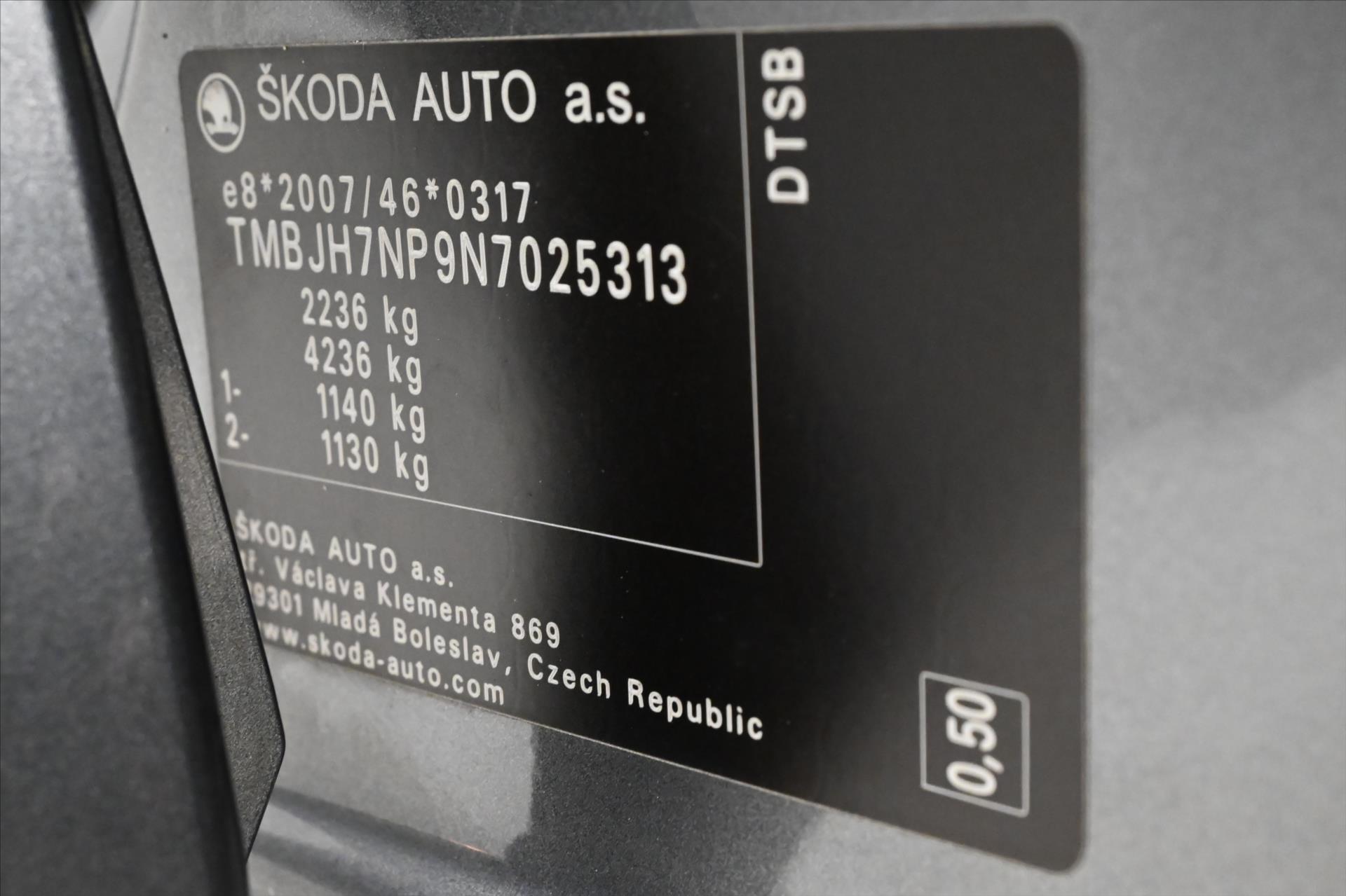 Hlavní fotografie vozu Škoda Superb 2,0 TDI 110 kW DSG Style Záruka až 5 let (13)