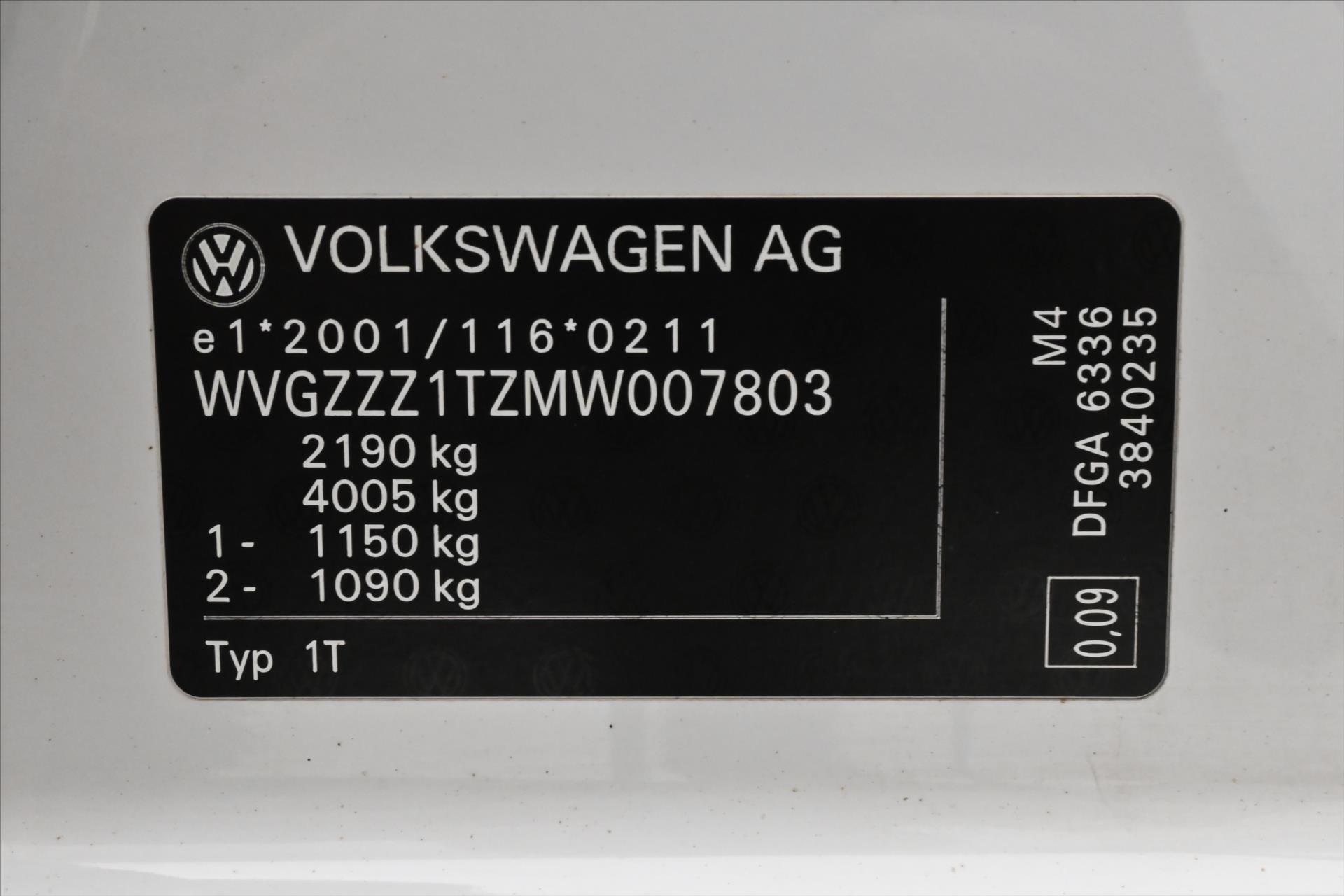 Hlavní fotografie vozu Volkswagen Touran 2,0 TDI 110kWTAŽNÉ LED Záruka až 5 let (13)