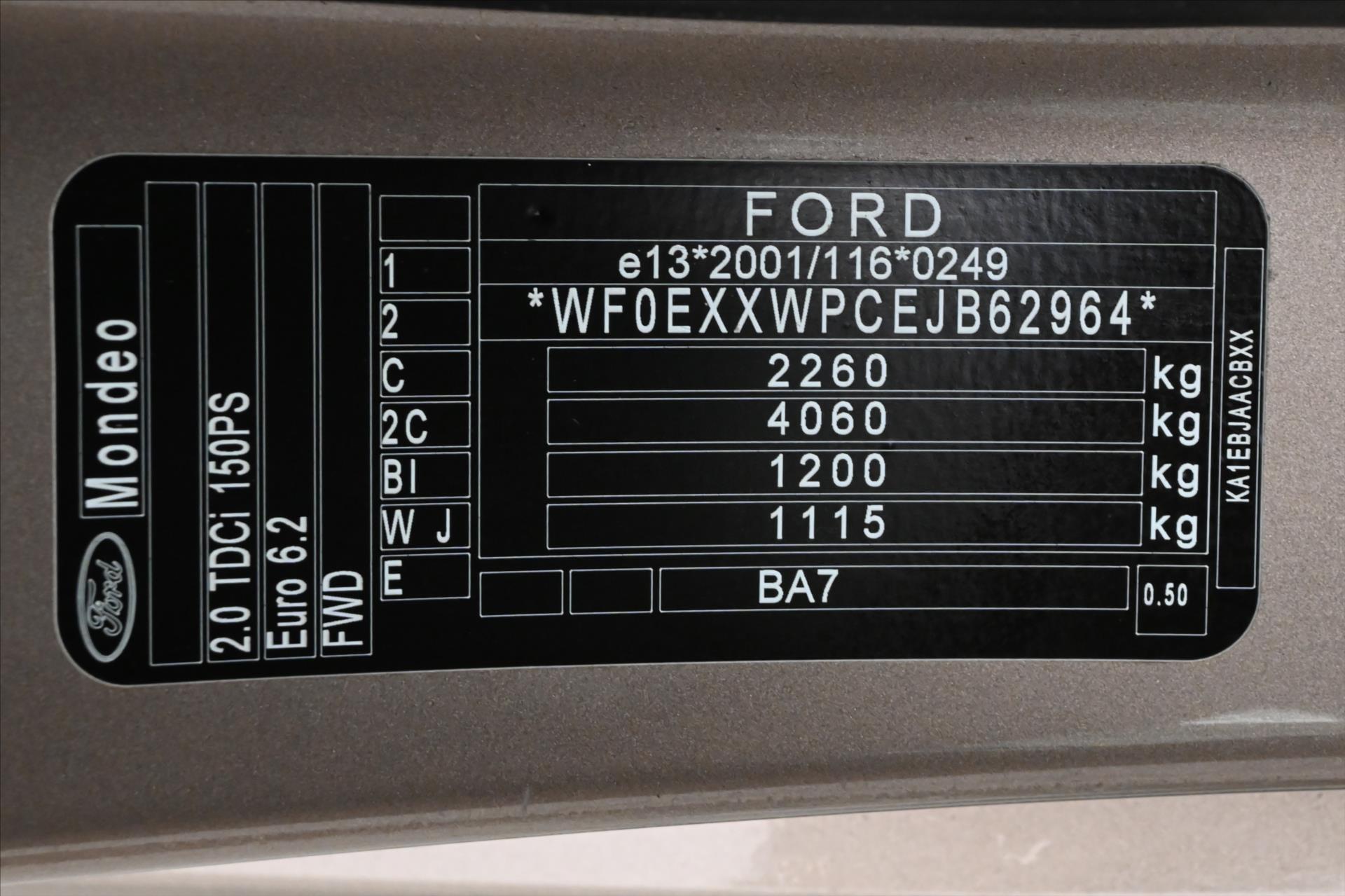 Main photo of the car Ford Mondeo 2.0 TDCi Duratorq 112 kW Titanium Warranty (13)