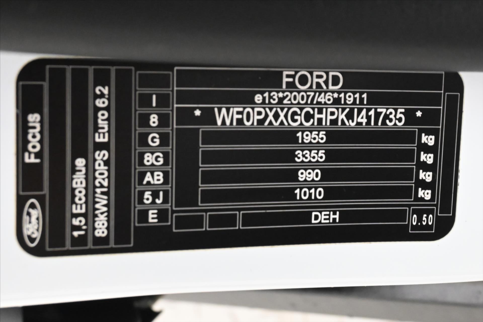 Hlavní fotografie vozu Ford Focus 1,5 EcoBlue 88 kW Záruka až 5 let (12)