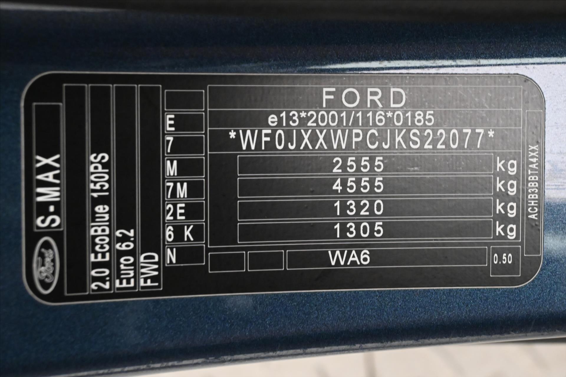 Main photo of the car Ford S-Max 2.0 TDCi 110kW AT8 Titanium Warranty up to 5 years (12)