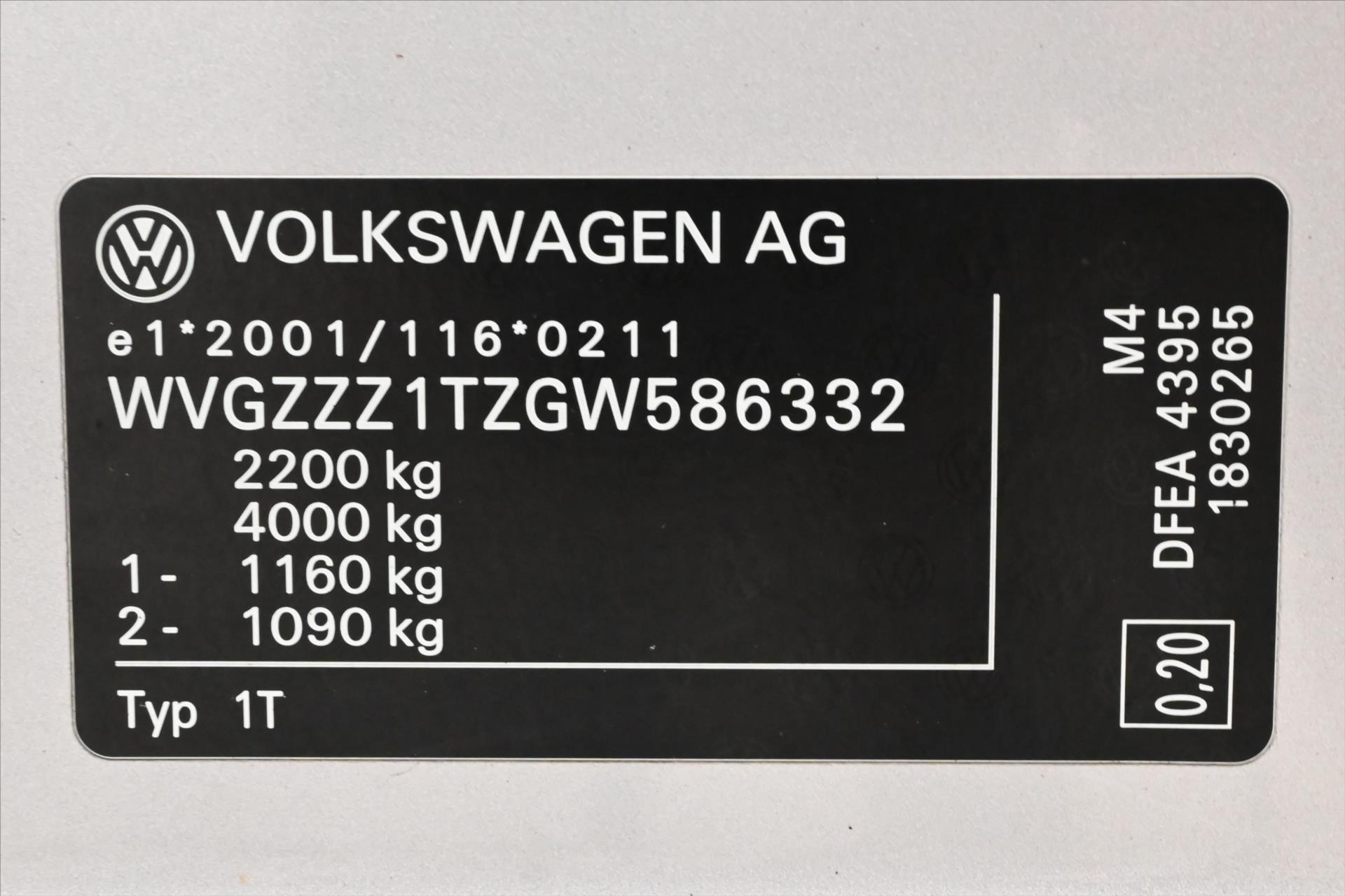 Hlavní fotografie vozu Volkswagen Touran 2,0 TDI 110kW DSG Záruka až 5 let (13)