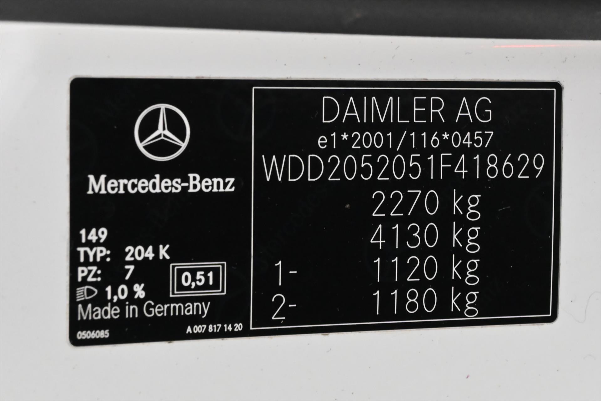 Hlavní fotografie vozu Mercedes-Benz Třídy C 2,2 220d 4Matic 9G-Tronic Záruka až 5 let (12)
