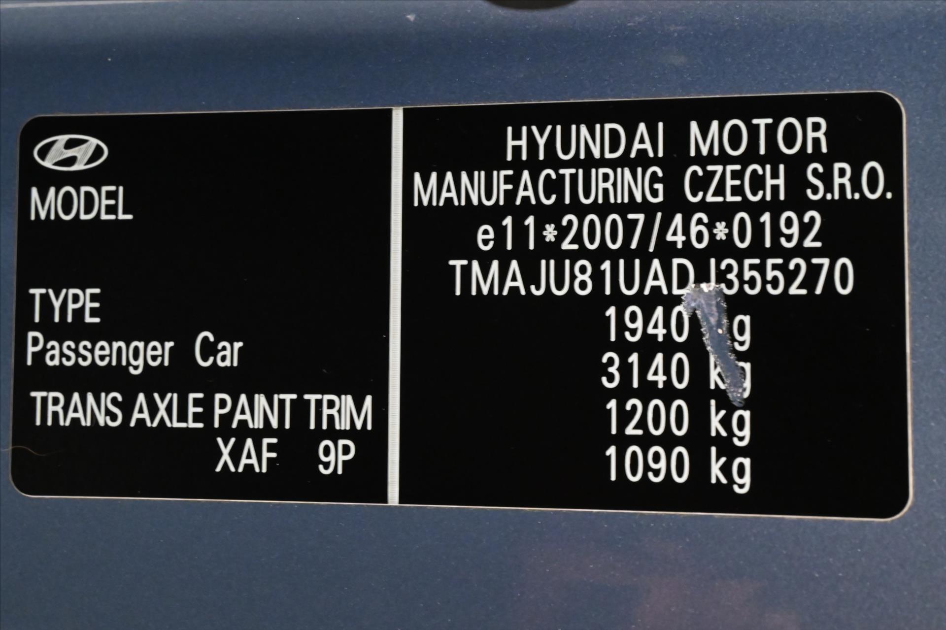 Hlavní fotografie vozu Hyundai ix35 1,7 CRDi 85 kW Tažné Záruka (12)