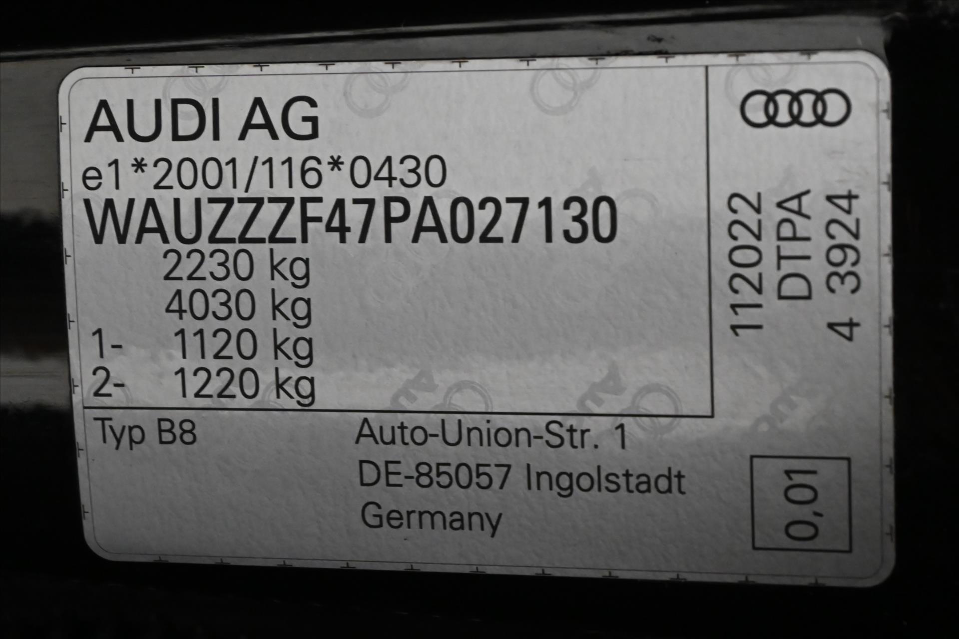 Hlavní fotografie vozu Audi A4 2,0 TDI 150 kW QUATTRO Záruka až 5 let (12)