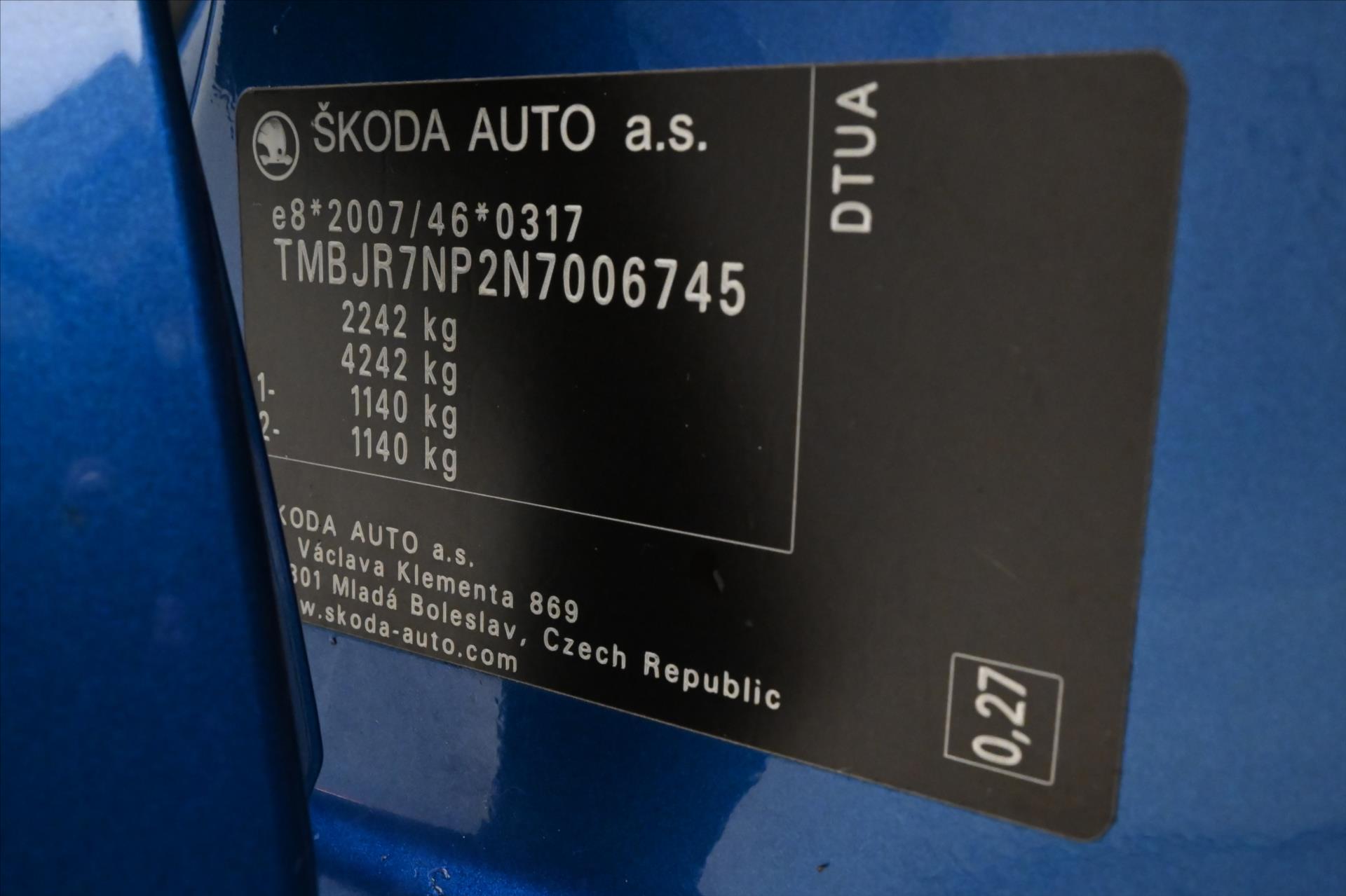 Main photo of the car Skoda Superb 2,0 TDI 147kW DSG Style Záruka až 5 let (12)