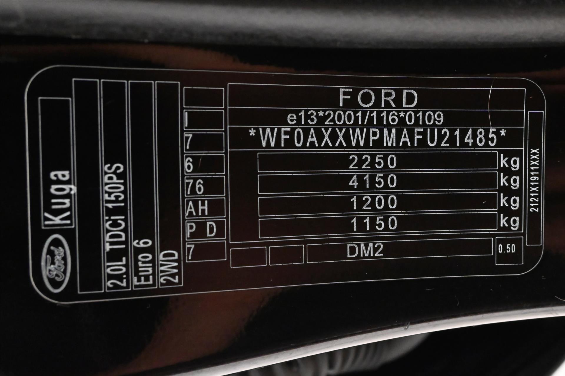 Main photo of the car Ford Kug 2,0 TDCi 110kW Tažné Záruka až 5 let (12)
