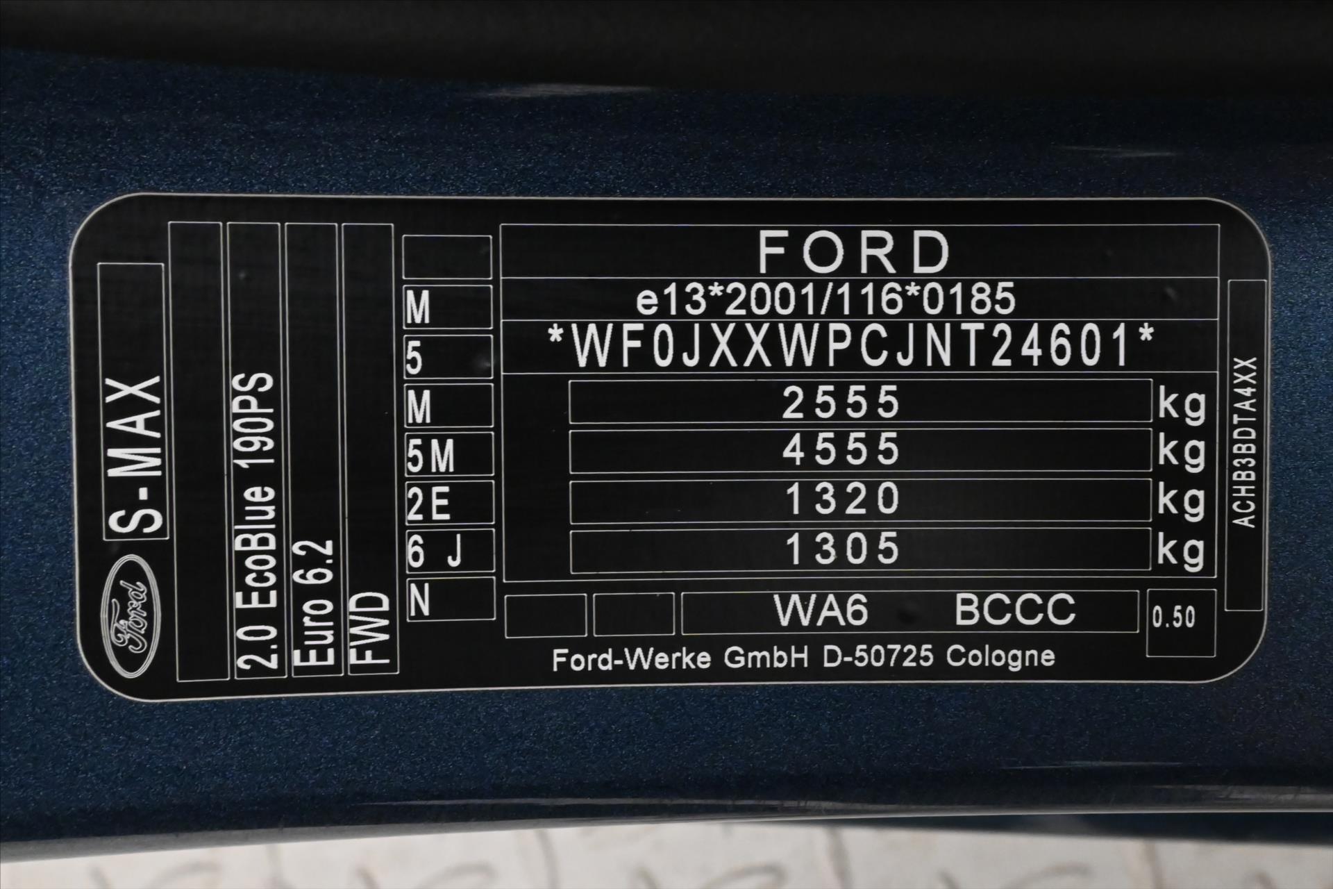Main photo of the car Ford S-Max 2.0 EcoBLUE 140 kW AT8 7 SEATS Warranty up to 5 years (13)