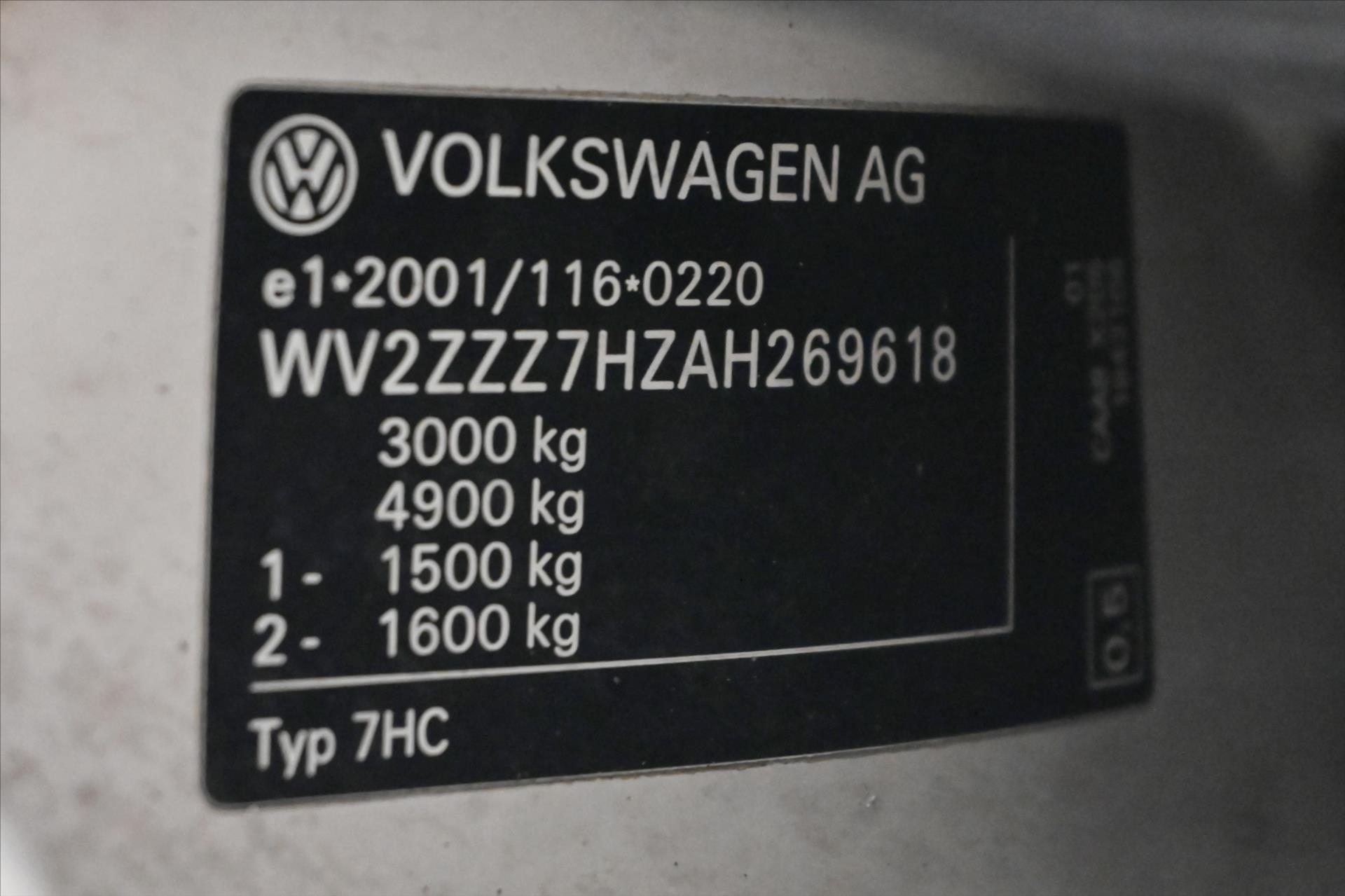 Hlavní fotografie vozu Volkswagen Transporter 2,0 TDI 75 kW 9míst (11)