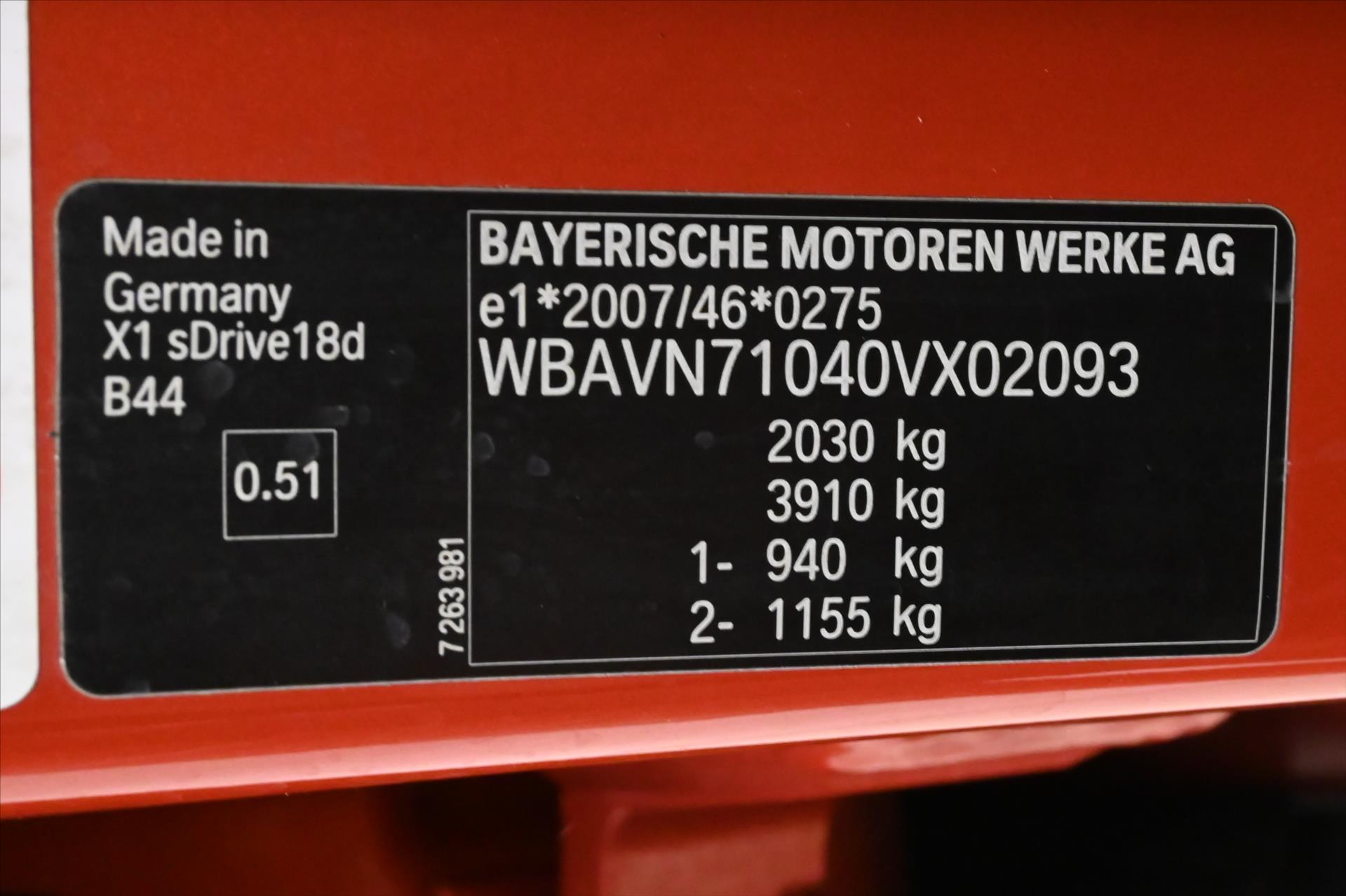 Hlavní fotografie vozu BMW X1 2,0 d 105 kW sDrive Nové rozvody (12)